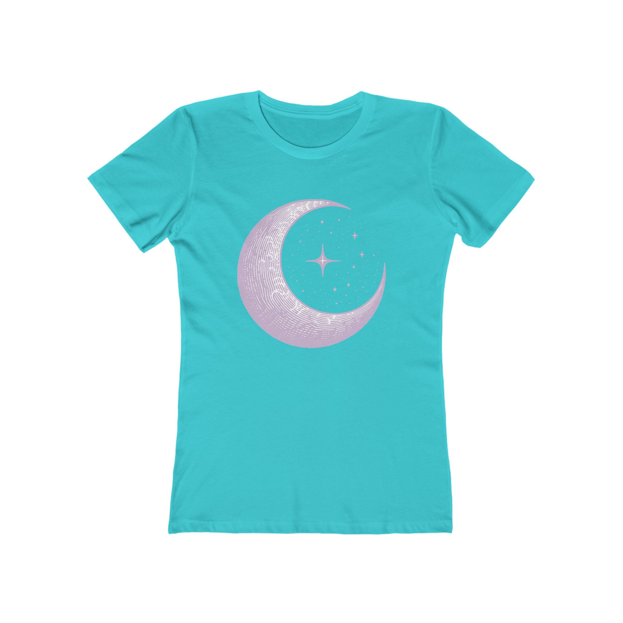 Moon Women's Tshirt, Lunar Graphic Tee, Celestial Shirt, Night Sky Top, Space Lover Gift