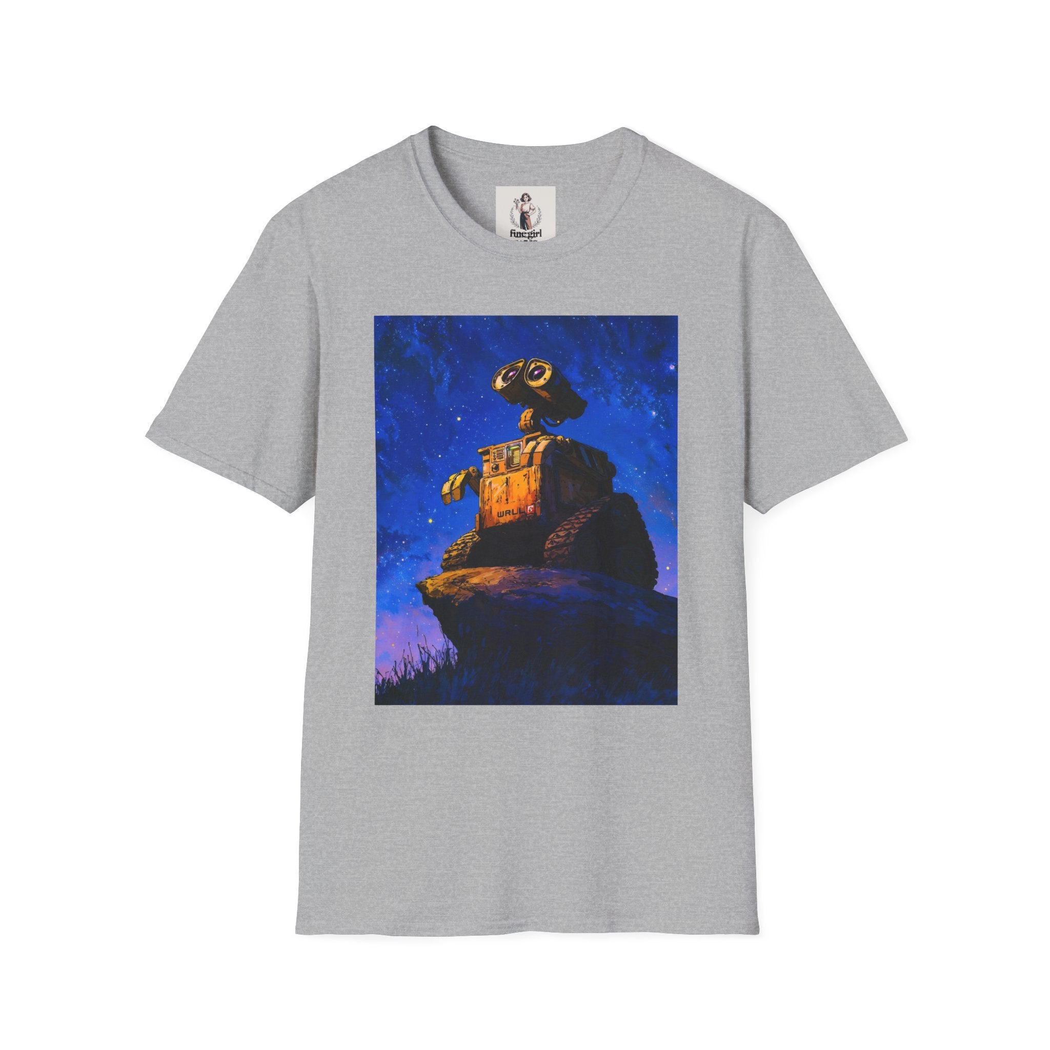 Wall-E Pixar Animation Unisex T-Shirt, Walt Disney Tee, Movie Lover Gift, Graphic Novelty Shirt, Cartoon Character Apparel