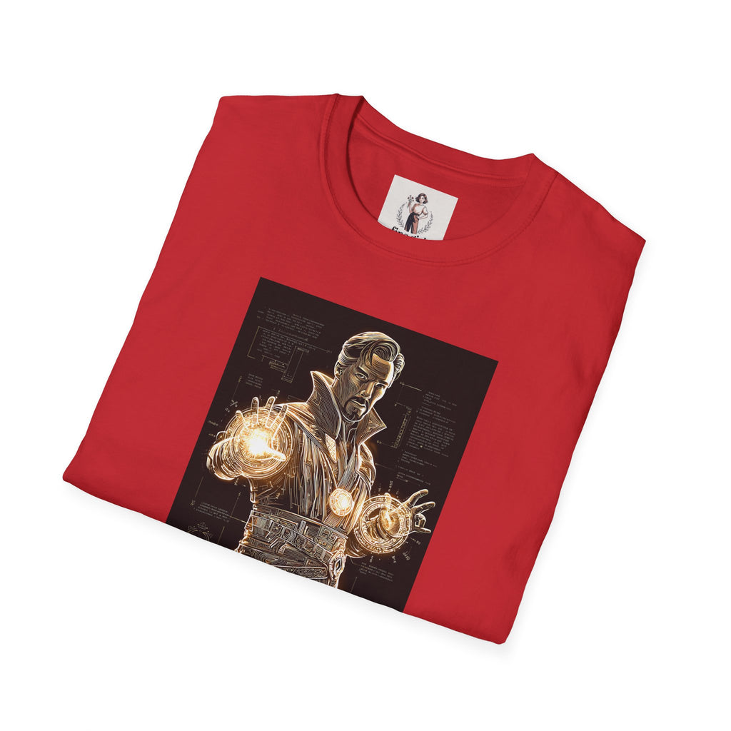 Dr Strange Superhero Marvel Unisex Softstyle T-Shirt, Comic Book Tee, Geeky Clothing, Cosplay Costume Top