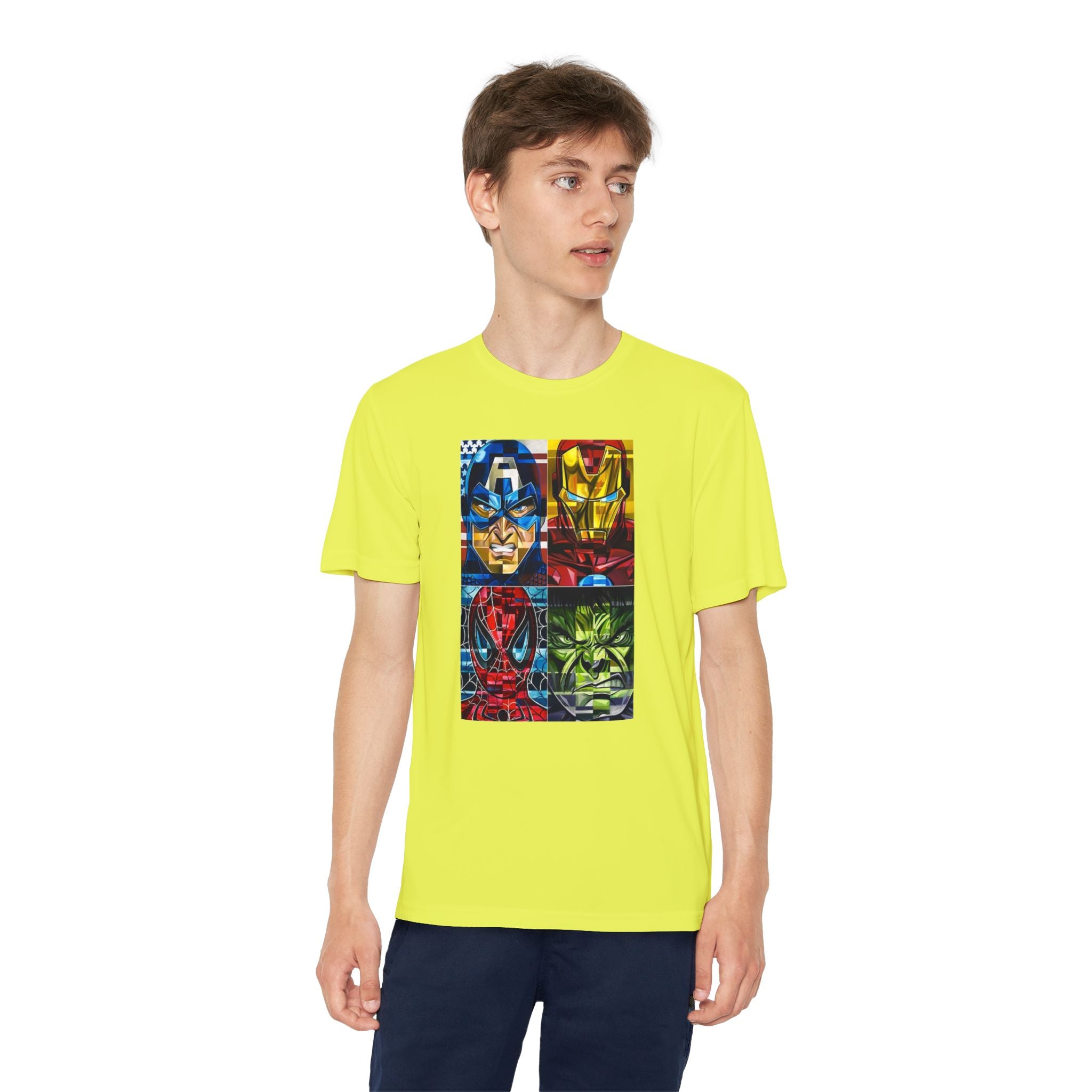 Advengers Youth T-Shirt Sports Graphic Tee, Cool Athletic Shirt for Kids, Perfect for Sports Events, Team Spirit
