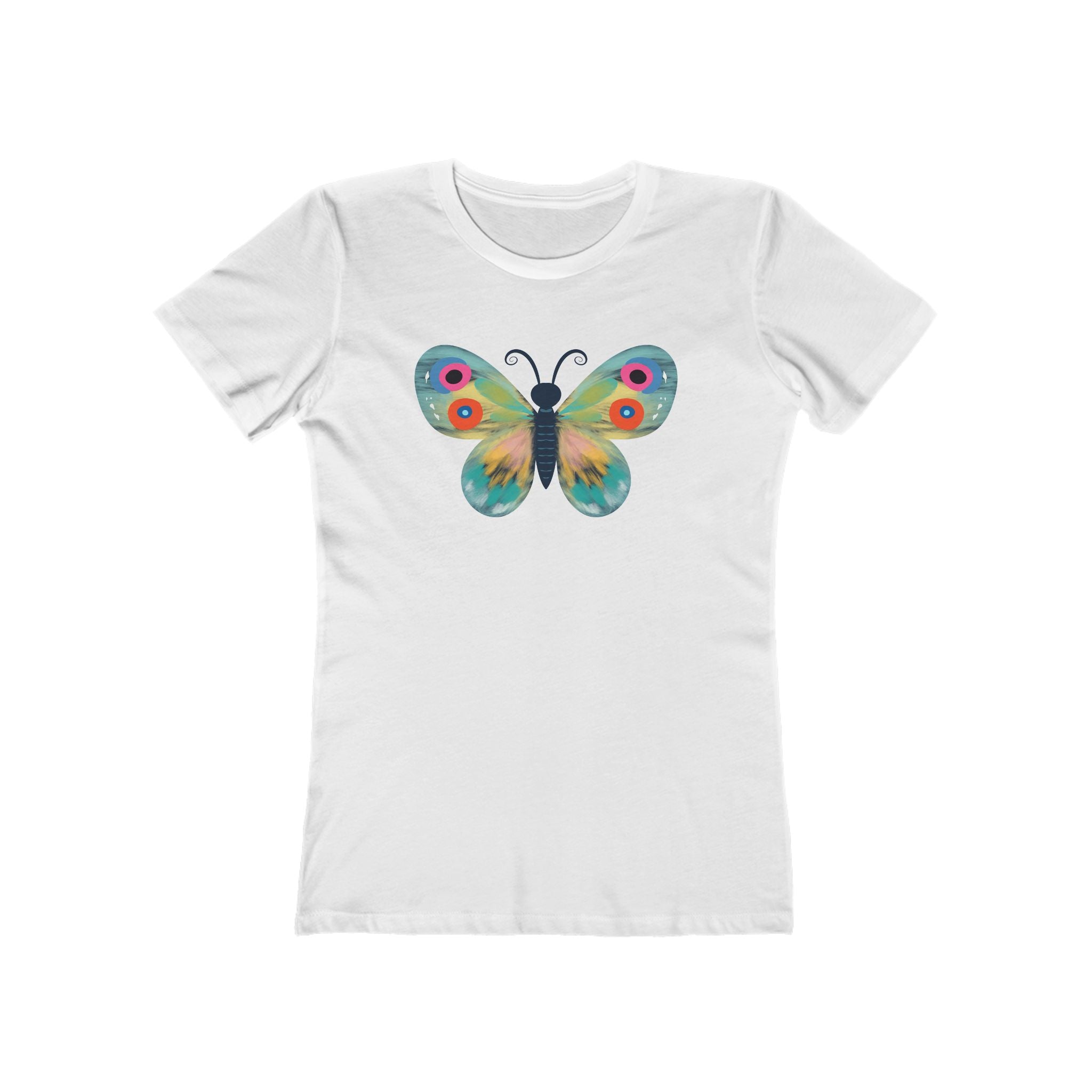 Butterfly Women's Tshirt, Butterfly Graphic Tee, Women's Butterfly Shirt, Butterfly Print Shirt, Boho Butterfly Tee