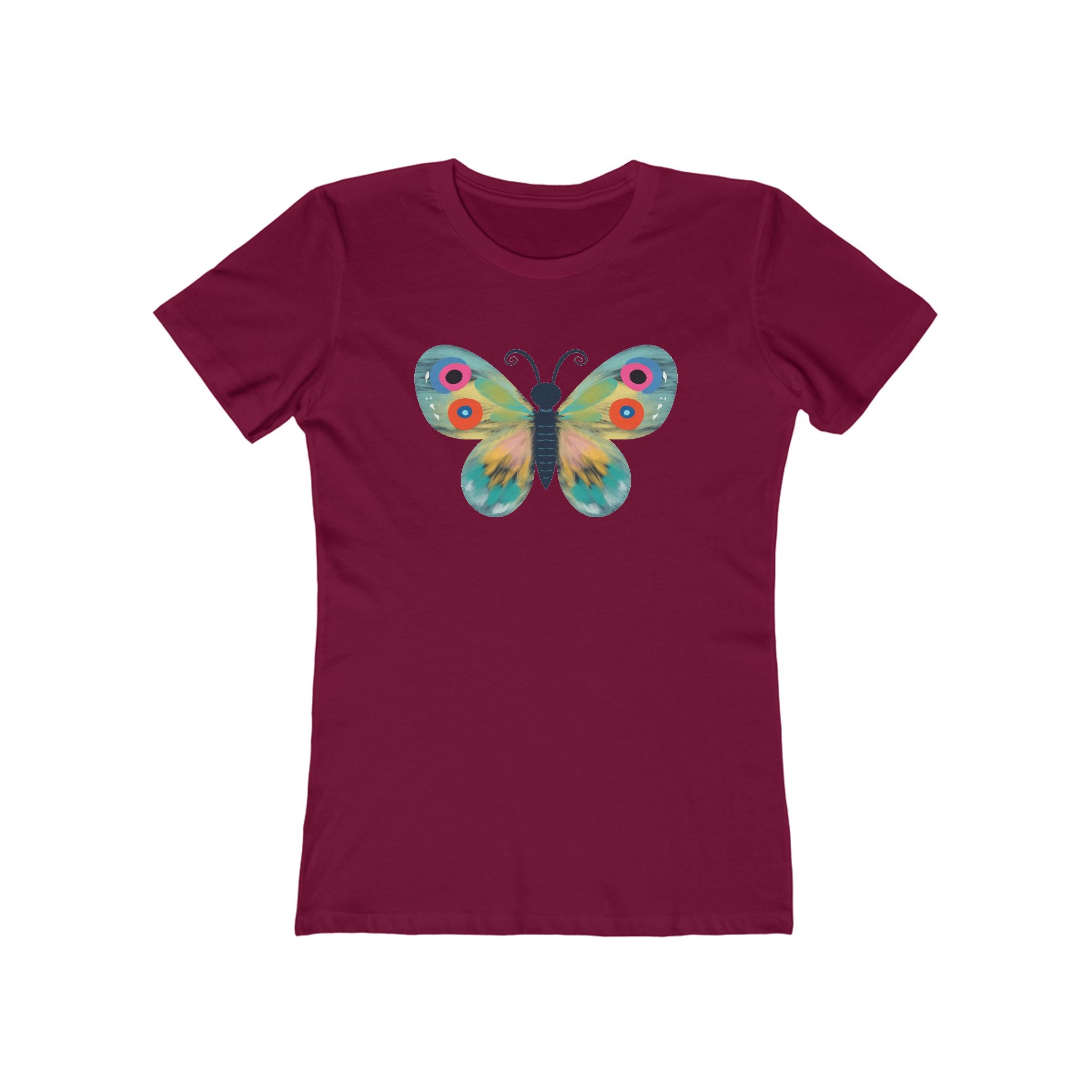 Butterfly Women's Tshirt, Butterfly Graphic Tee, Women's Butterfly Shirt, Butterfly Print Shirt, Boho Butterfly Tee