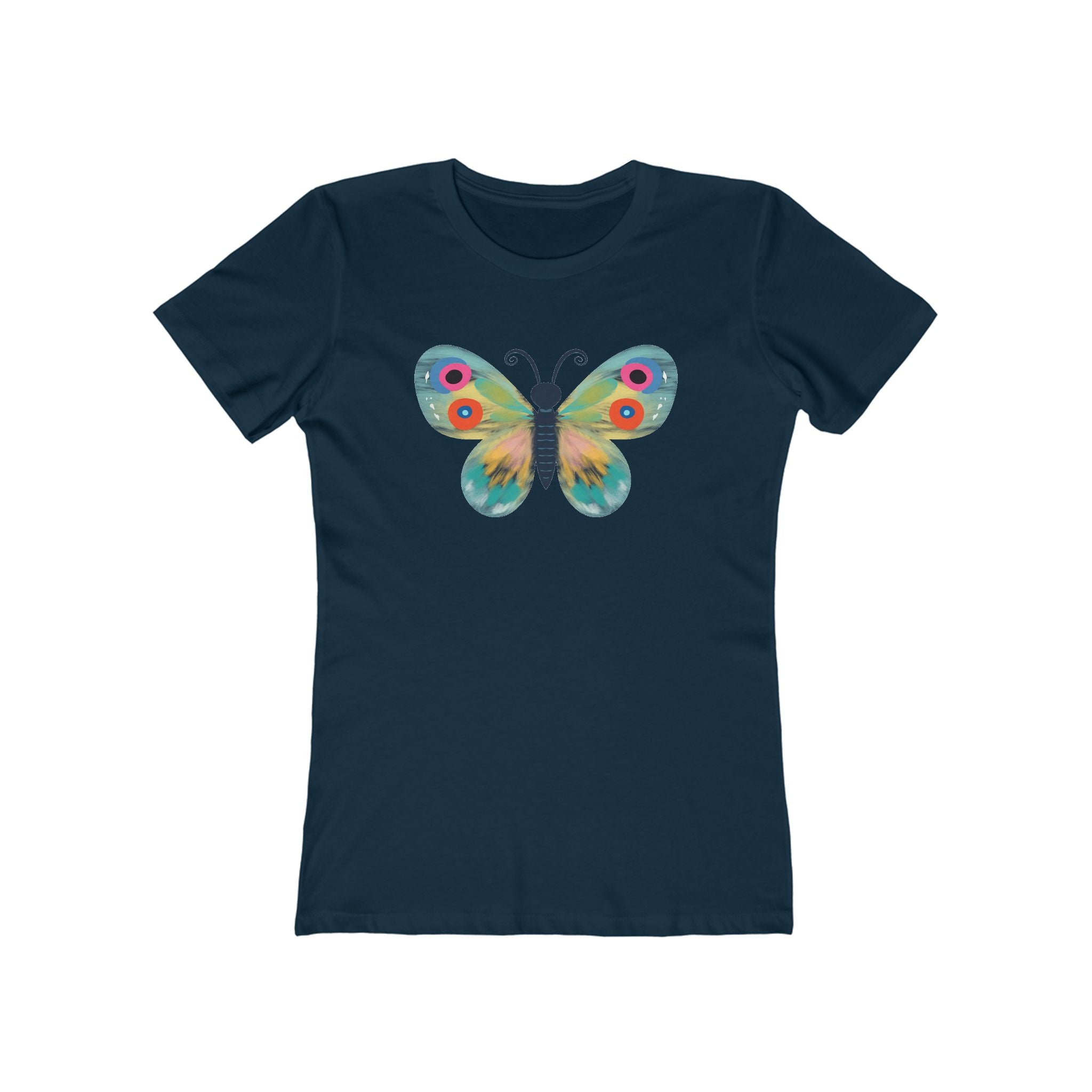Butterfly Women's Tshirt, Butterfly Graphic Tee, Women's Butterfly Shirt, Butterfly Print Shirt, Boho Butterfly Tee