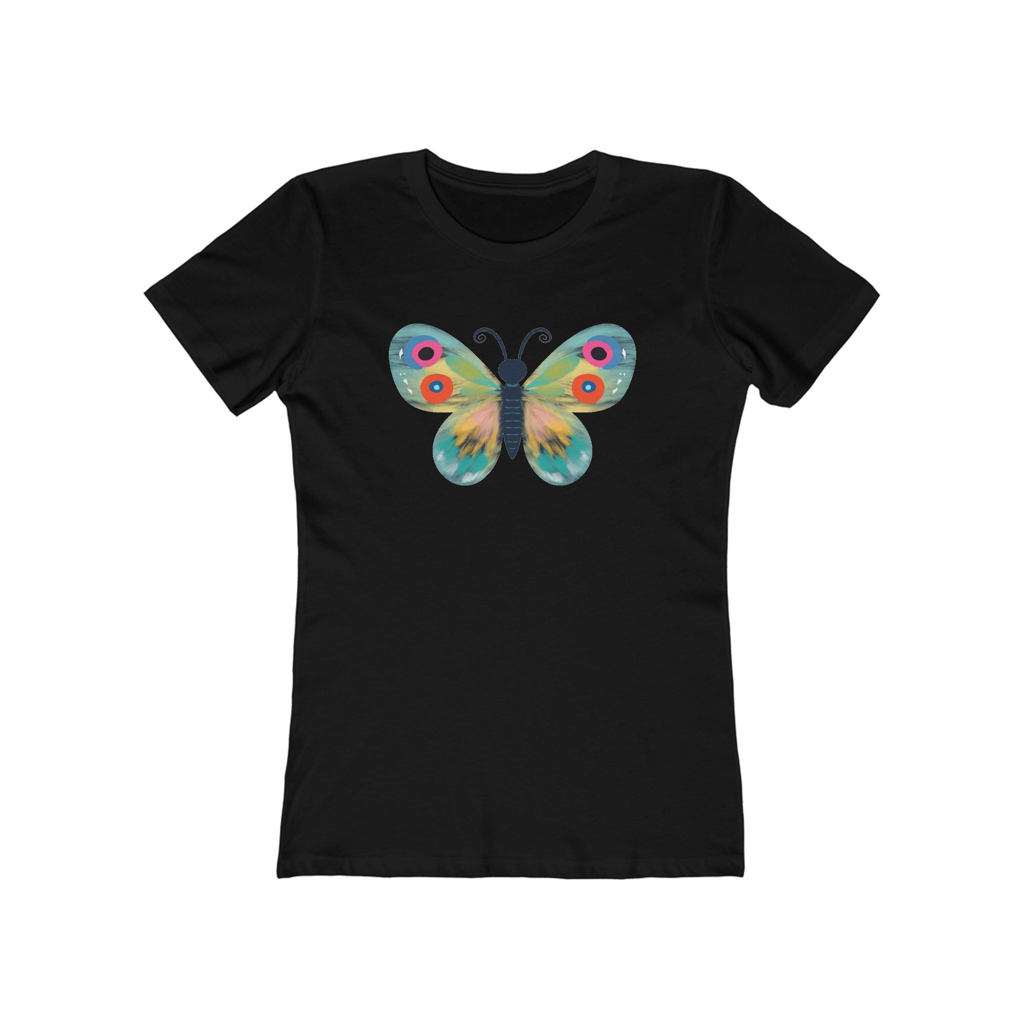 Butterfly Women's Tshirt, Butterfly Graphic Tee, Women's Butterfly Shirt, Butterfly Print Shirt, Boho Butterfly Tee