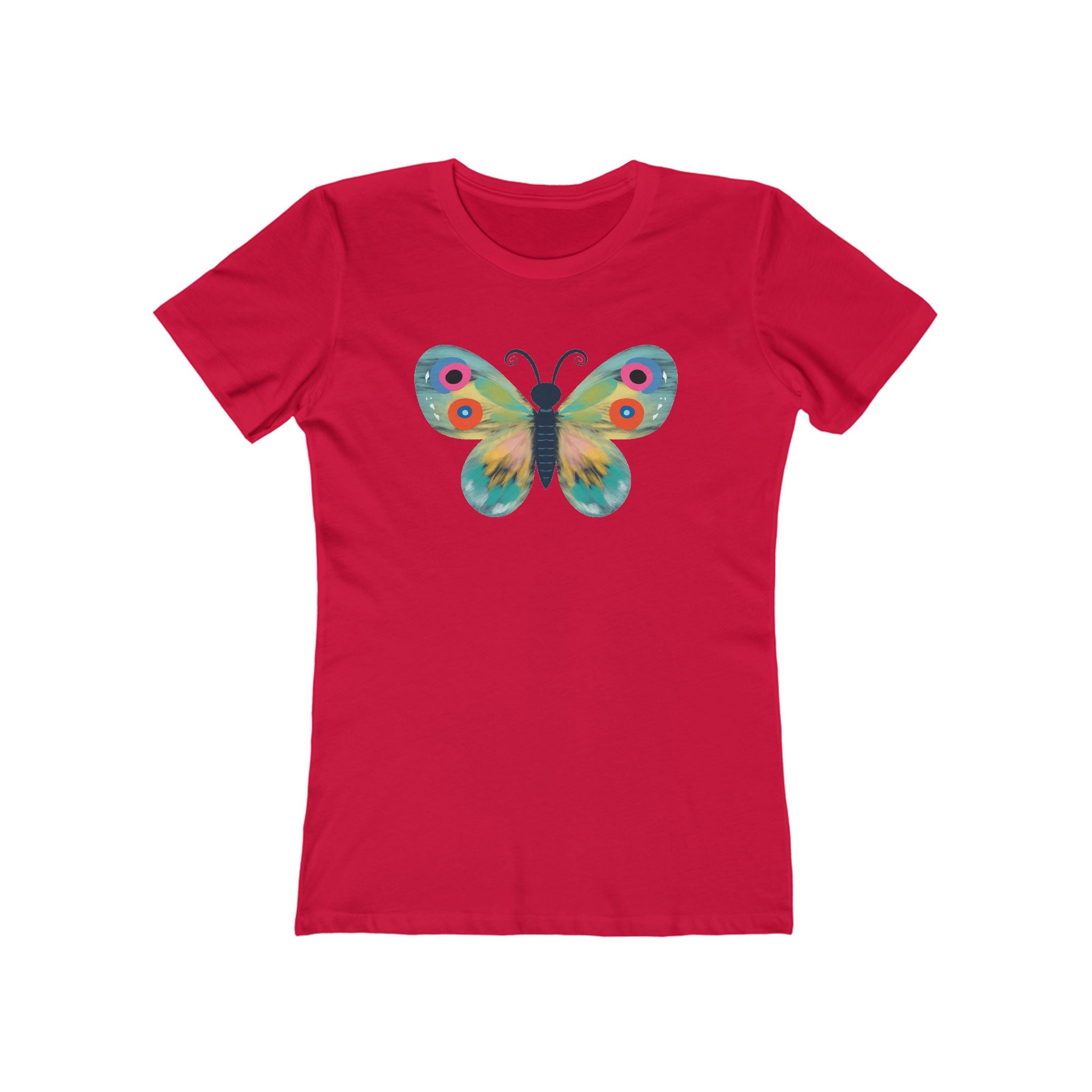 Butterfly Women's Tshirt, Butterfly Graphic Tee, Women's Butterfly Shirt, Butterfly Print Shirt, Boho Butterfly Tee