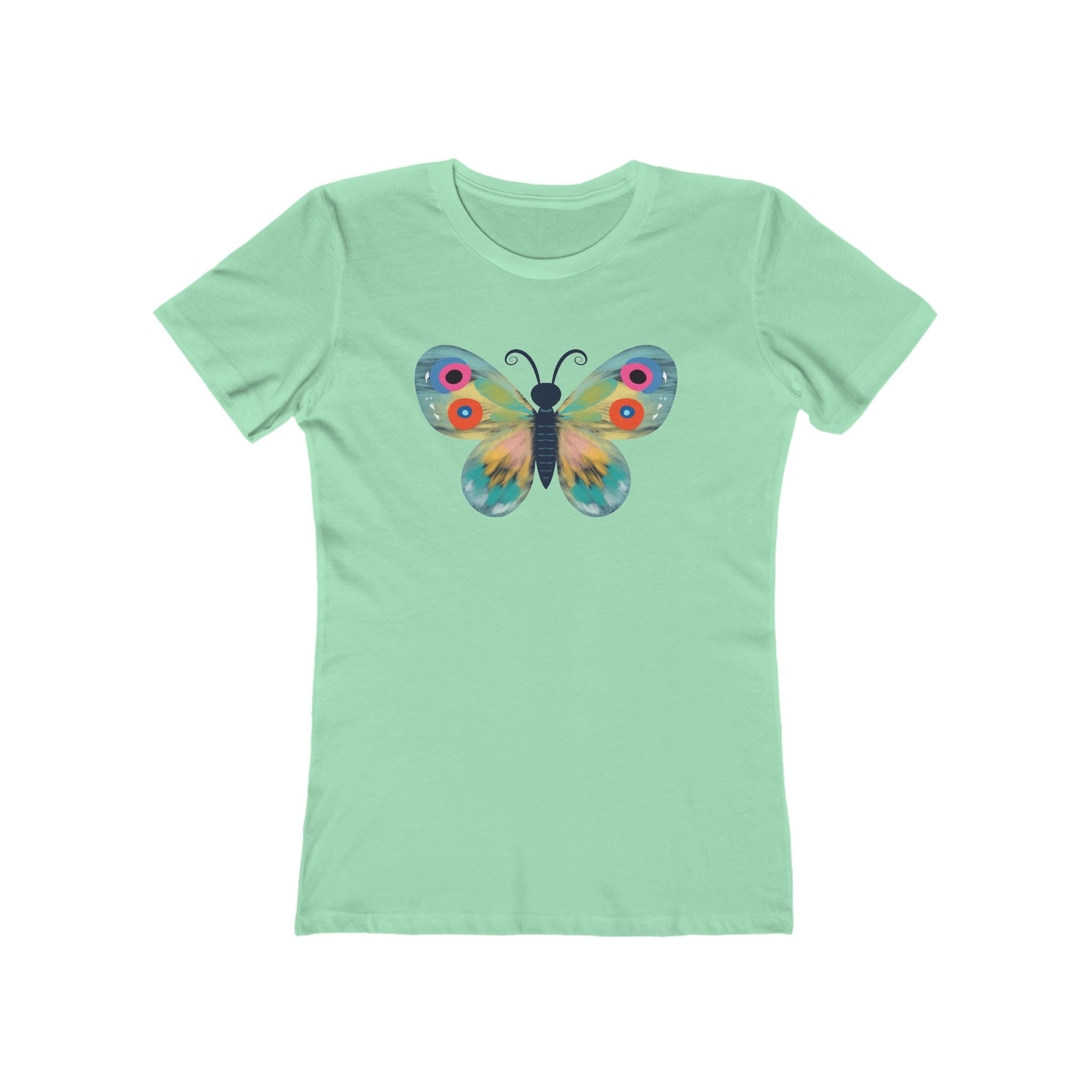 Butterfly Women's Tshirt, Butterfly Graphic Tee, Women's Butterfly Shirt, Butterfly Print Shirt, Boho Butterfly Tee