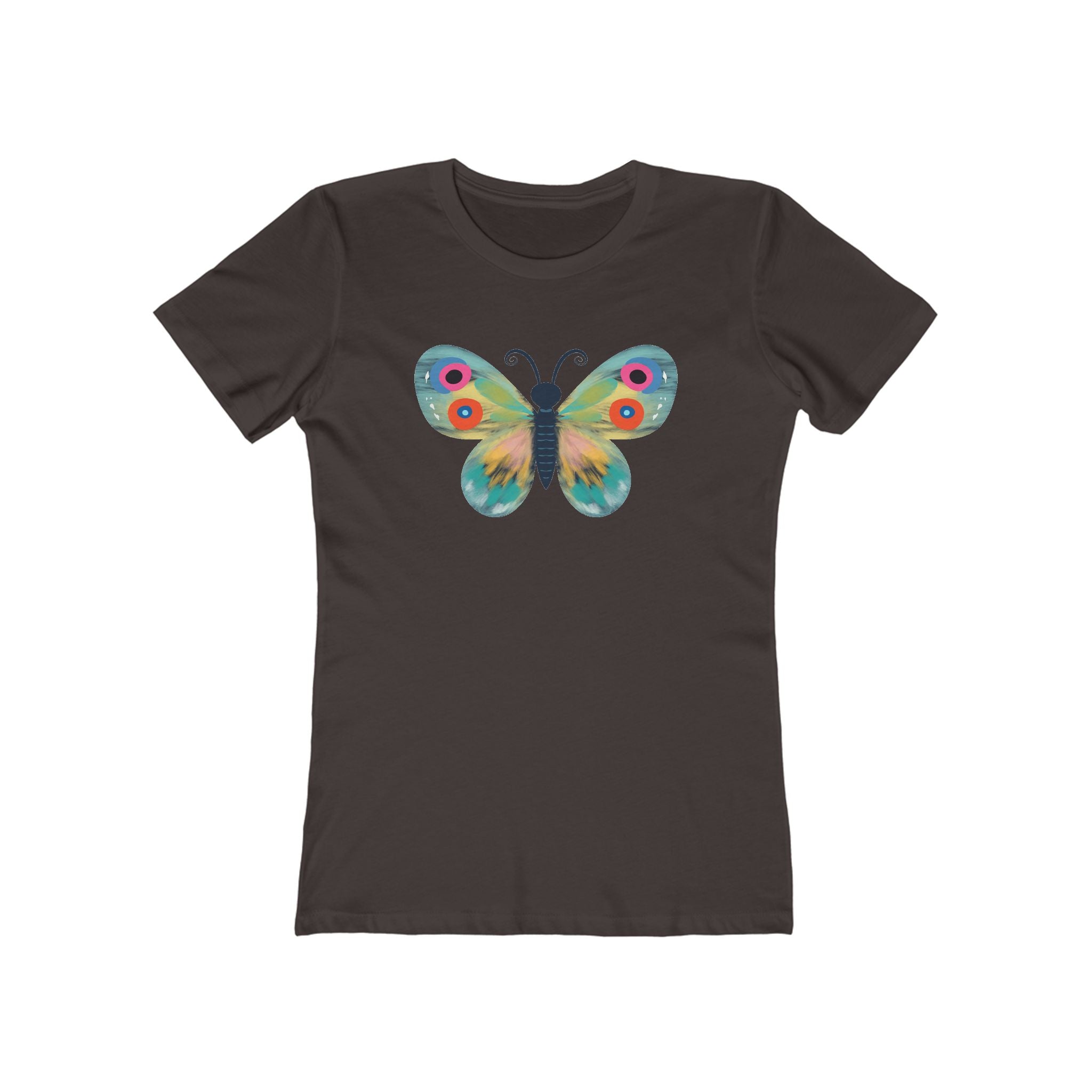 Butterfly Women's Tshirt, Butterfly Graphic Tee, Women's Butterfly Shirt, Butterfly Print Shirt, Boho Butterfly Tee