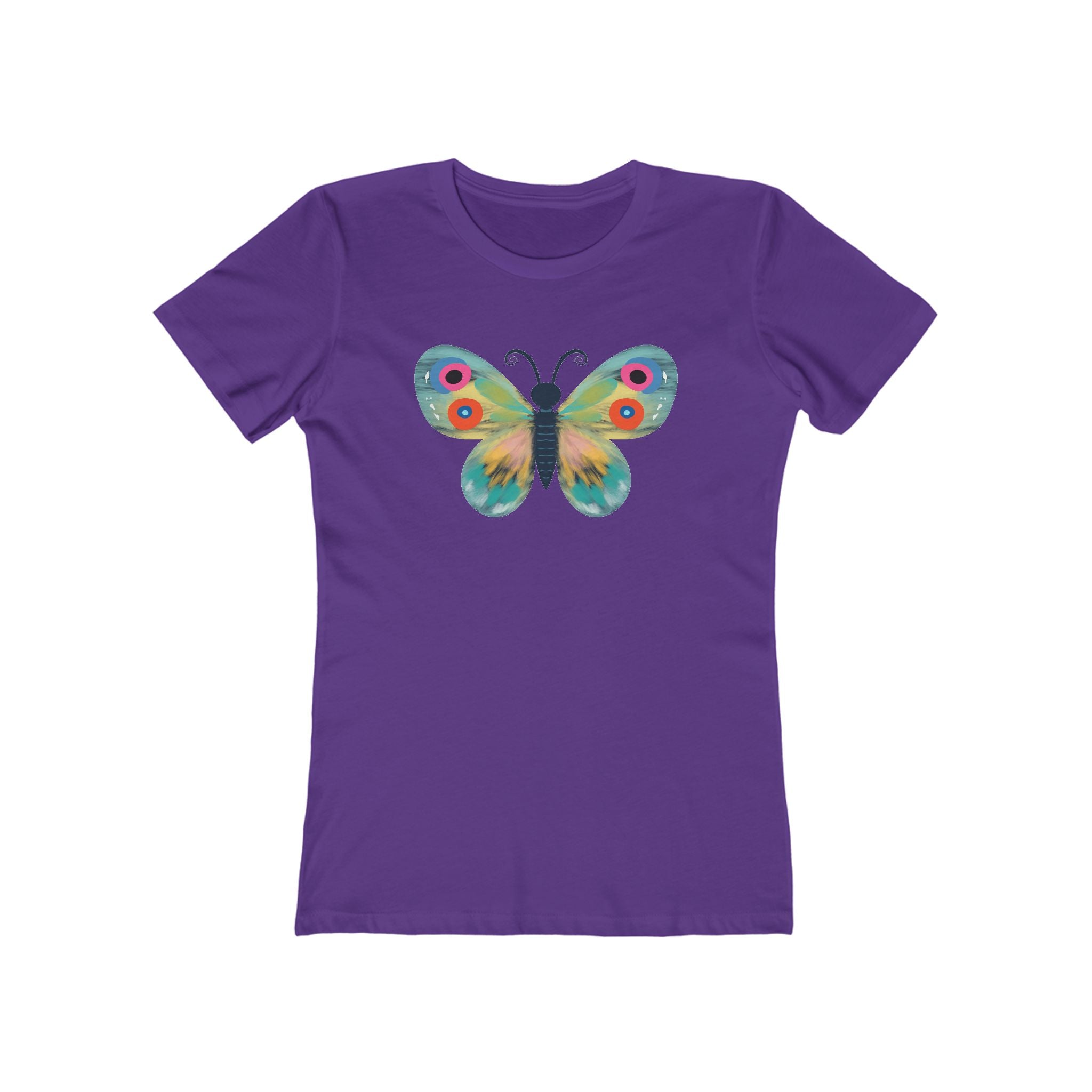 Butterfly Women's Tshirt, Butterfly Graphic Tee, Women's Butterfly Shirt, Butterfly Print Shirt, Boho Butterfly Tee