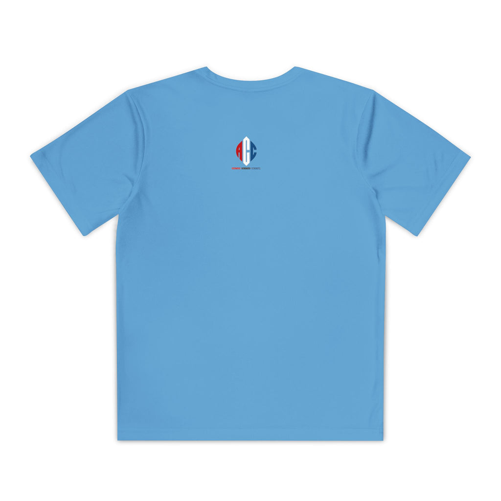 Superhero Youth T-Shirt Sports Graphic Tee, Cool Athletic Shirt for Kids