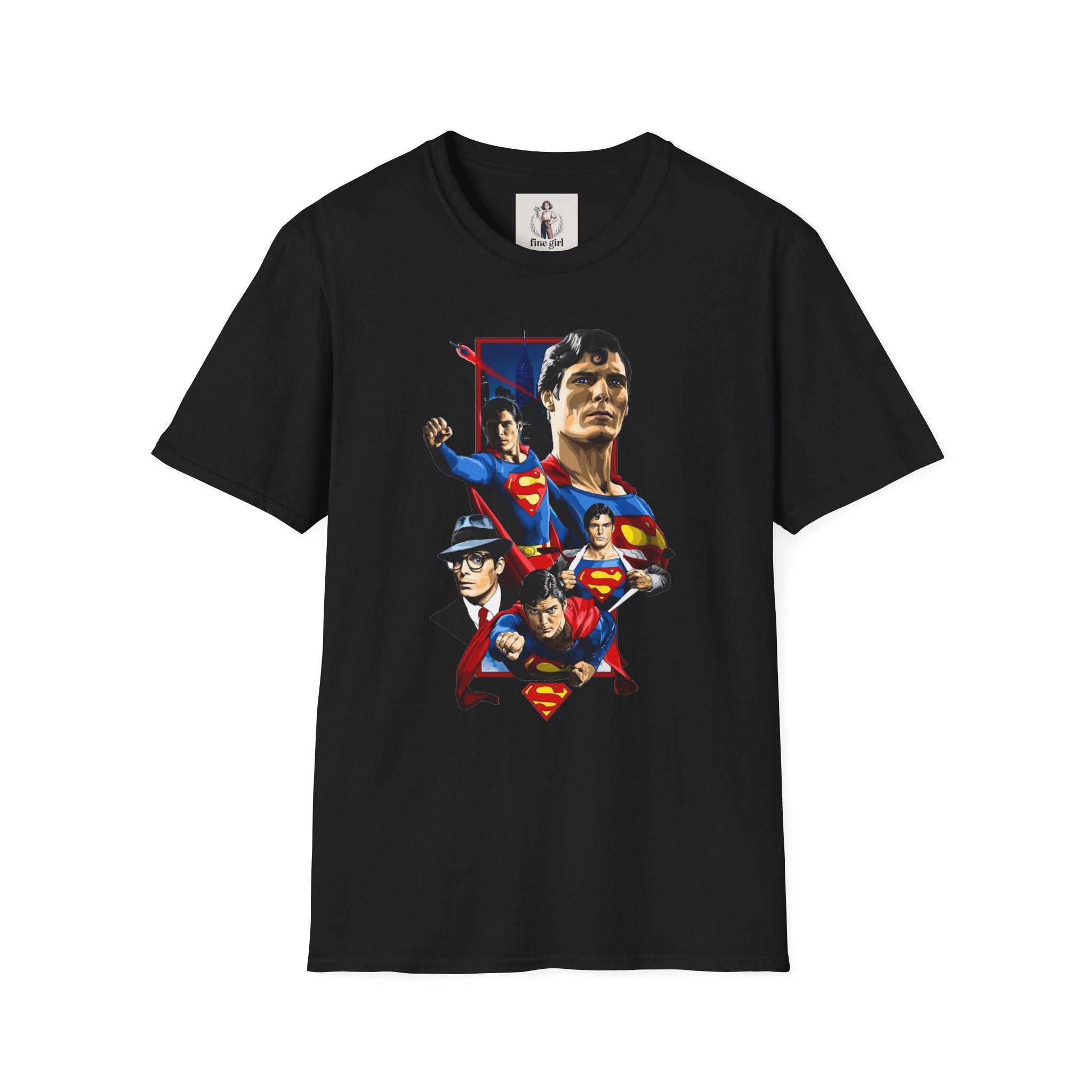 Superman Hero Unisex Softstyle T-Shirt