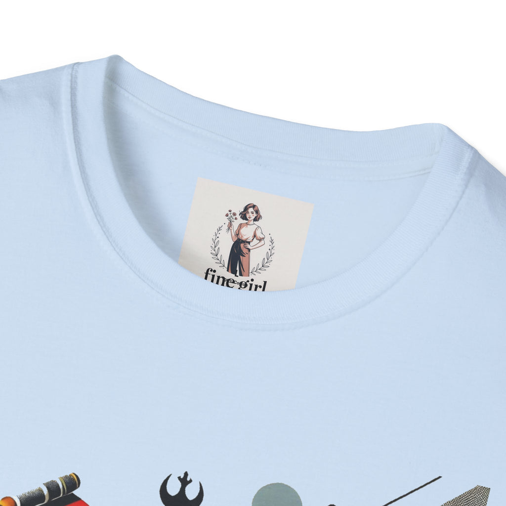 Star Wars Movie Themed T-Shirt Unisex Softstyle T-Shirt