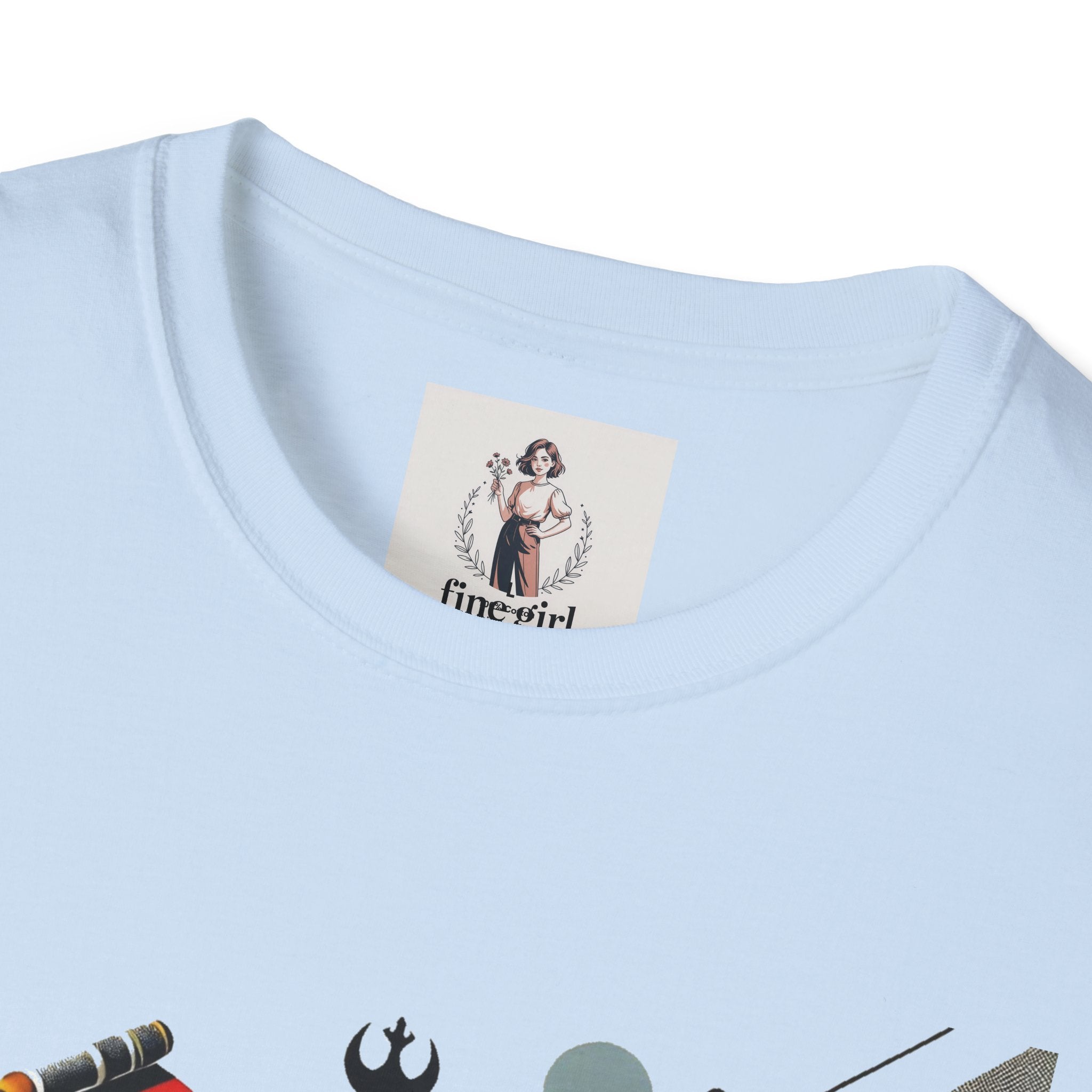 Star Wars Movie Themed T-Shirt Unisex Softstyle T-Shirt