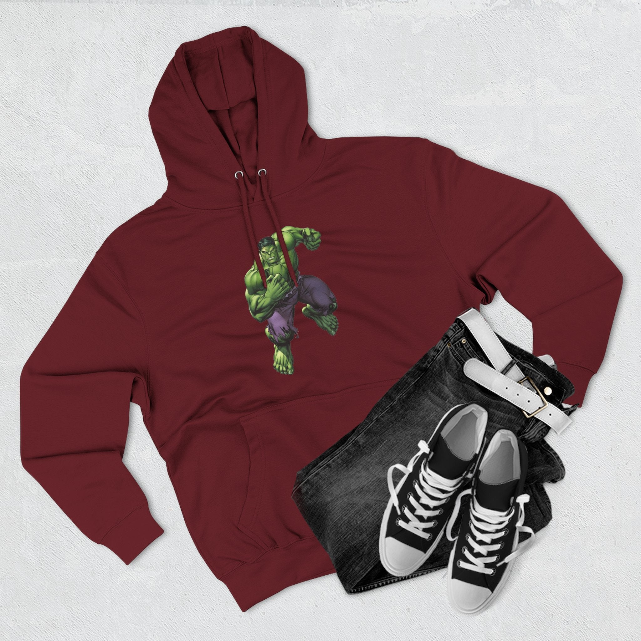 The Incredible Hulk Three-Panel Fleece Hoodie