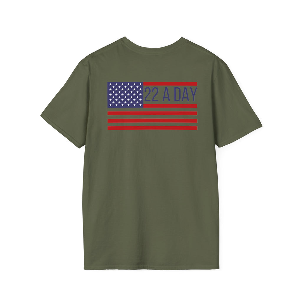 22 A Day Patriotic Tshirt, American Flag Tee, 4th of July Shirt, USA Independence Day Top, Patriotic Graphic Tee, Unisex Patriotic