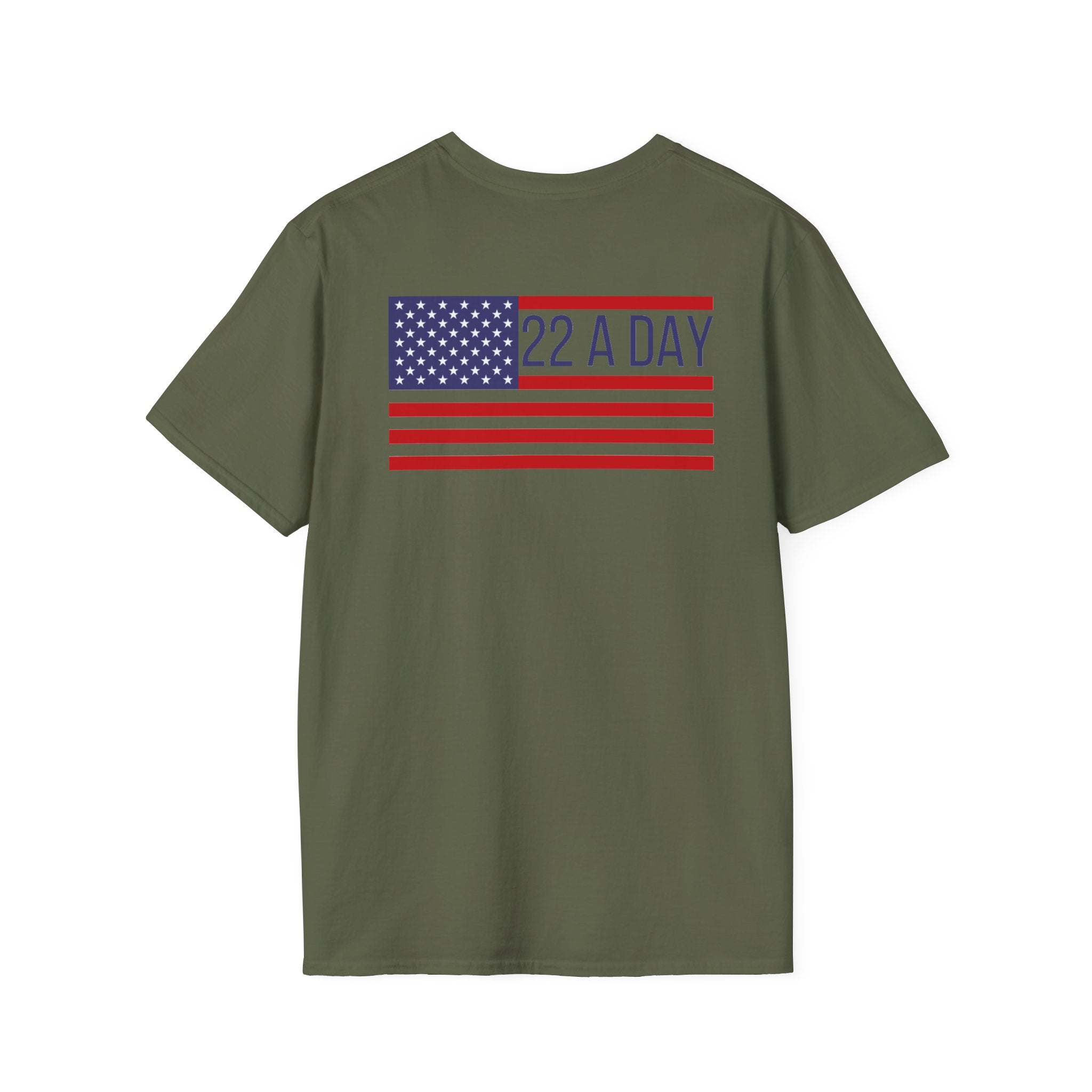 22 A Day Patriotic Tshirt, American Flag Tee, 4th of July Shirt, USA Independence Day Top, Patriotic Graphic Tee, Unisex Patriotic