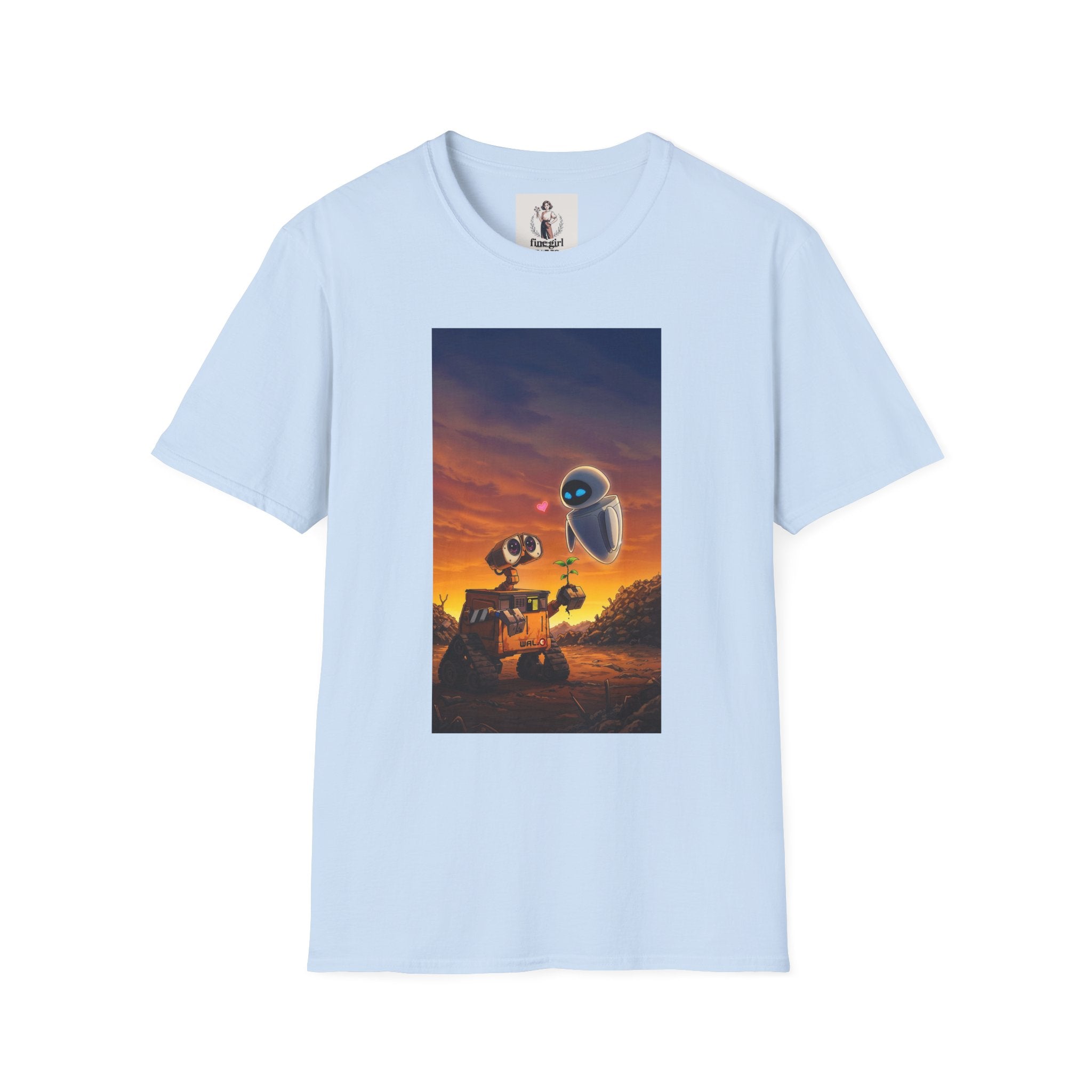Wall-E Pixar Animation Unisex T-Shirt, Walt Disney Tee, Movie Lover Gift, Graphic Novelty Shirt, Cartoon Character Apparel