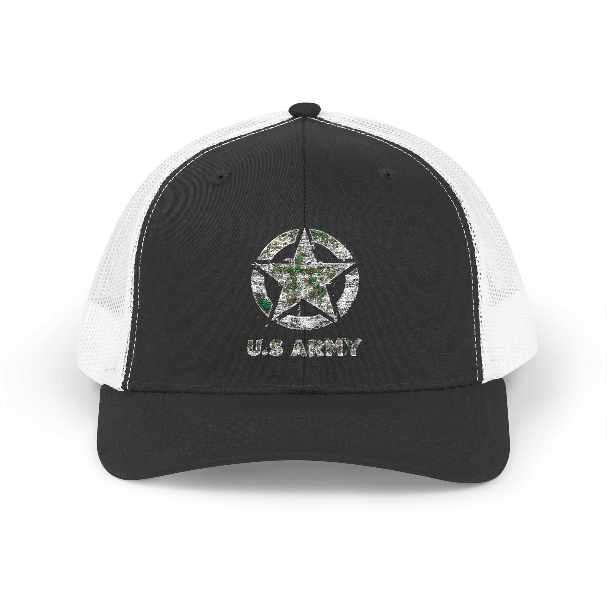 US Army Patriotic Snapback Trucker Cap with Thin Red Line Design, Ideal for First Responders, Supportive Gifts, Memorials, Everyday Wear
