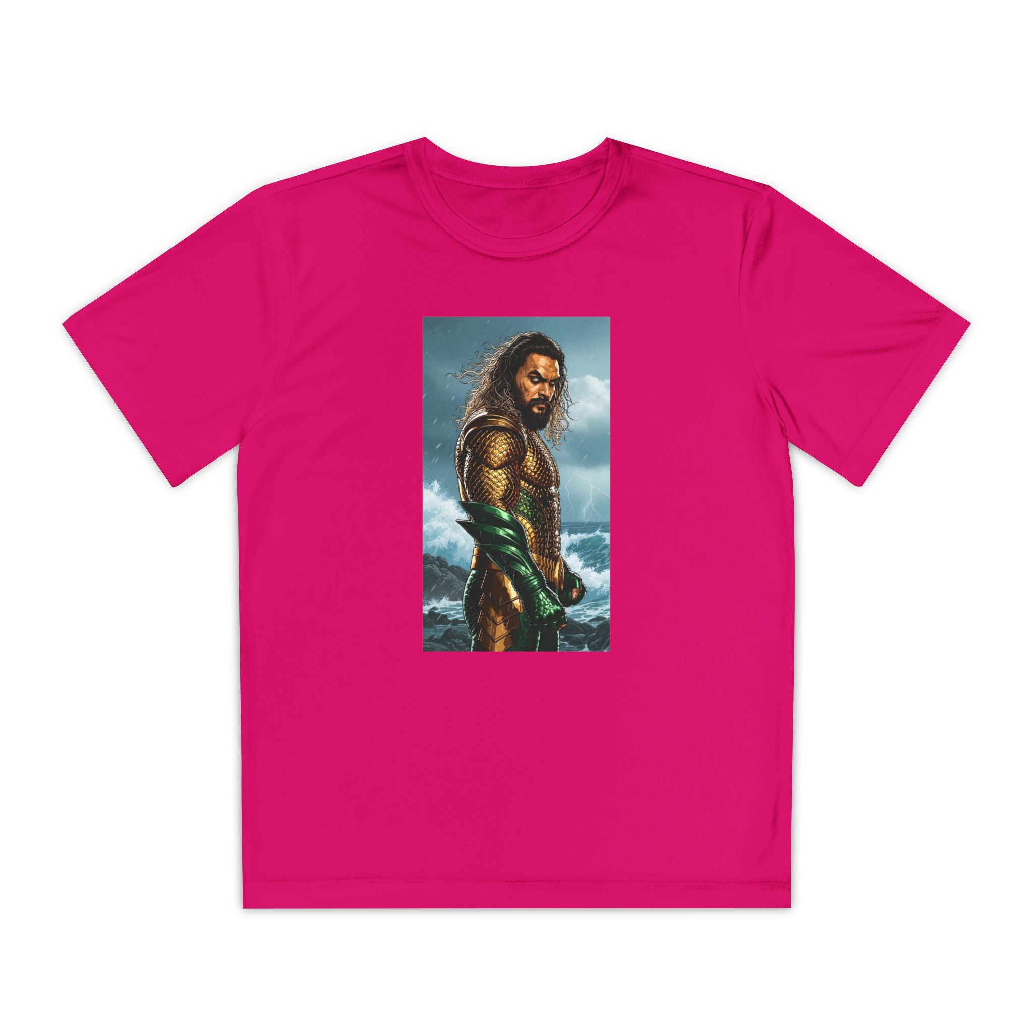 Aquaman Superhero Youth Tee, Kids Superhero Shirt, Child Aquaman T-shirt, Comic Book Tee, Superhero Fan Gift