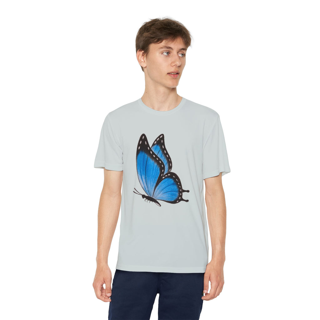 Butterffy Youth T-Shirt Sports Graphic Tee, Cool Athletic Shirt for Kids, Perfect for Sports Events, Team Spirit