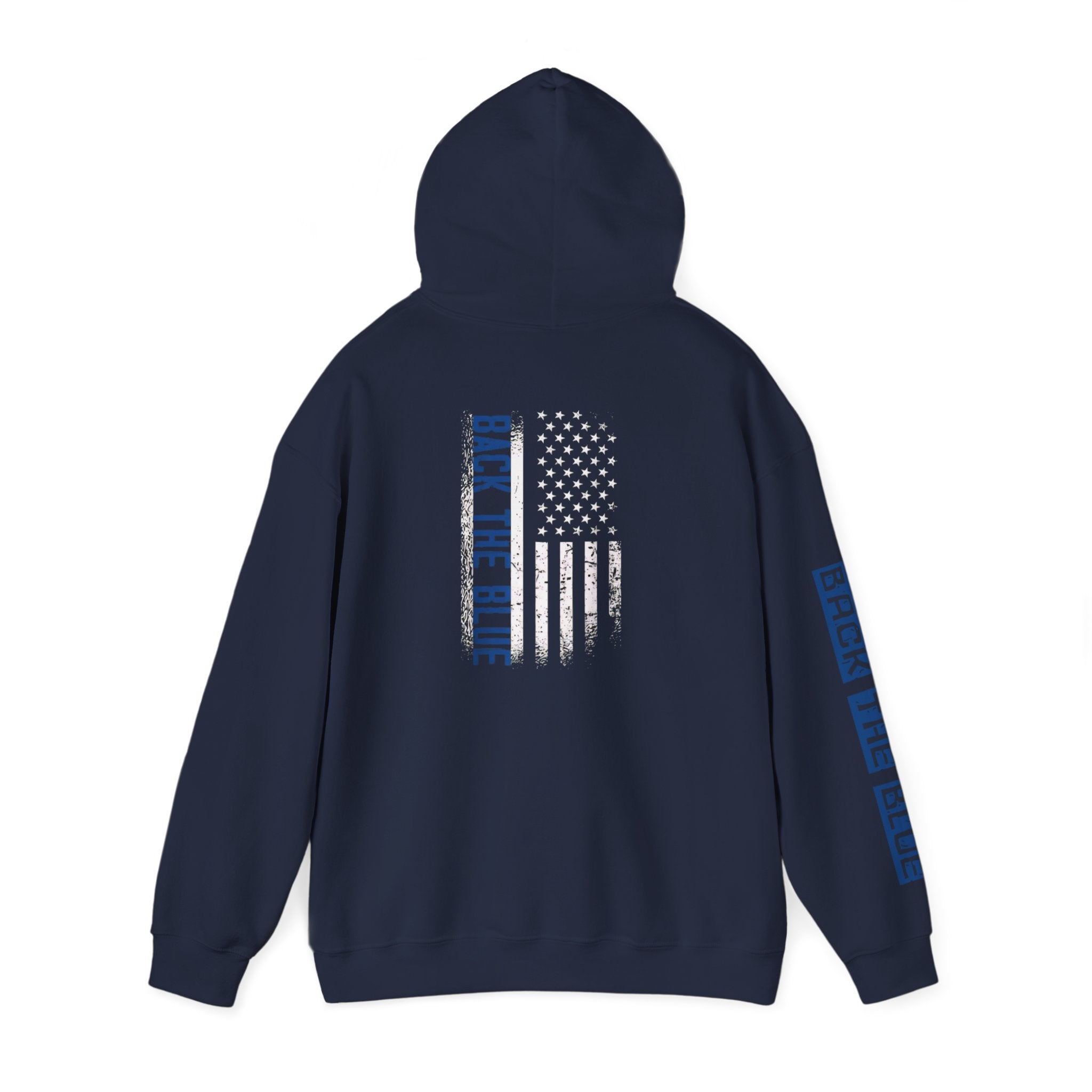 Patriotic Hoodie - Thin Blue Line Unisex Blend