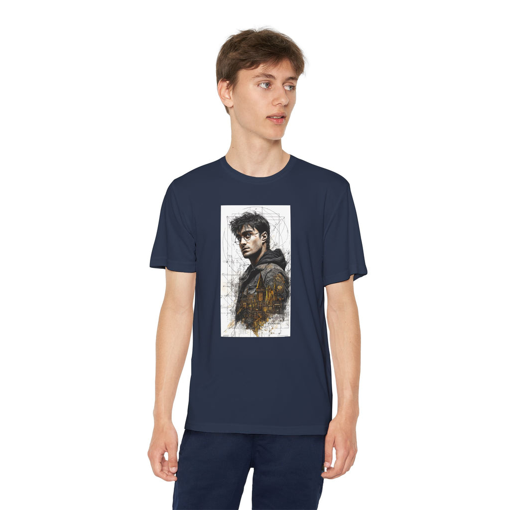 Youth Competitor Tee - Harry Potter, Wizard School Shirt, Magical Kids Top, Hogwarts Fan Gift, Sorcerer's Stone T-Shirt