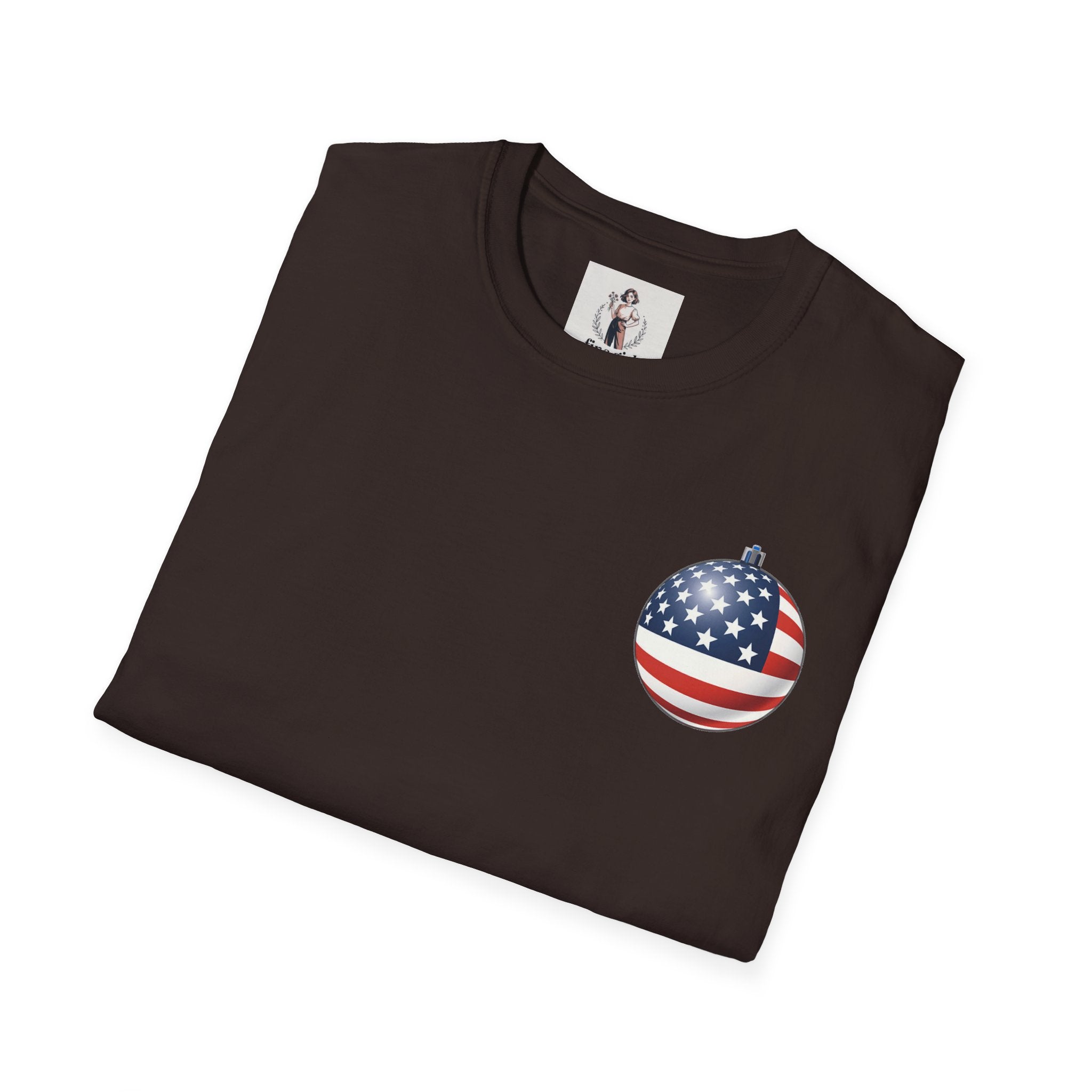Santa Claus On A Tank Christmas ~ Unisex Softstyle T-Shirt