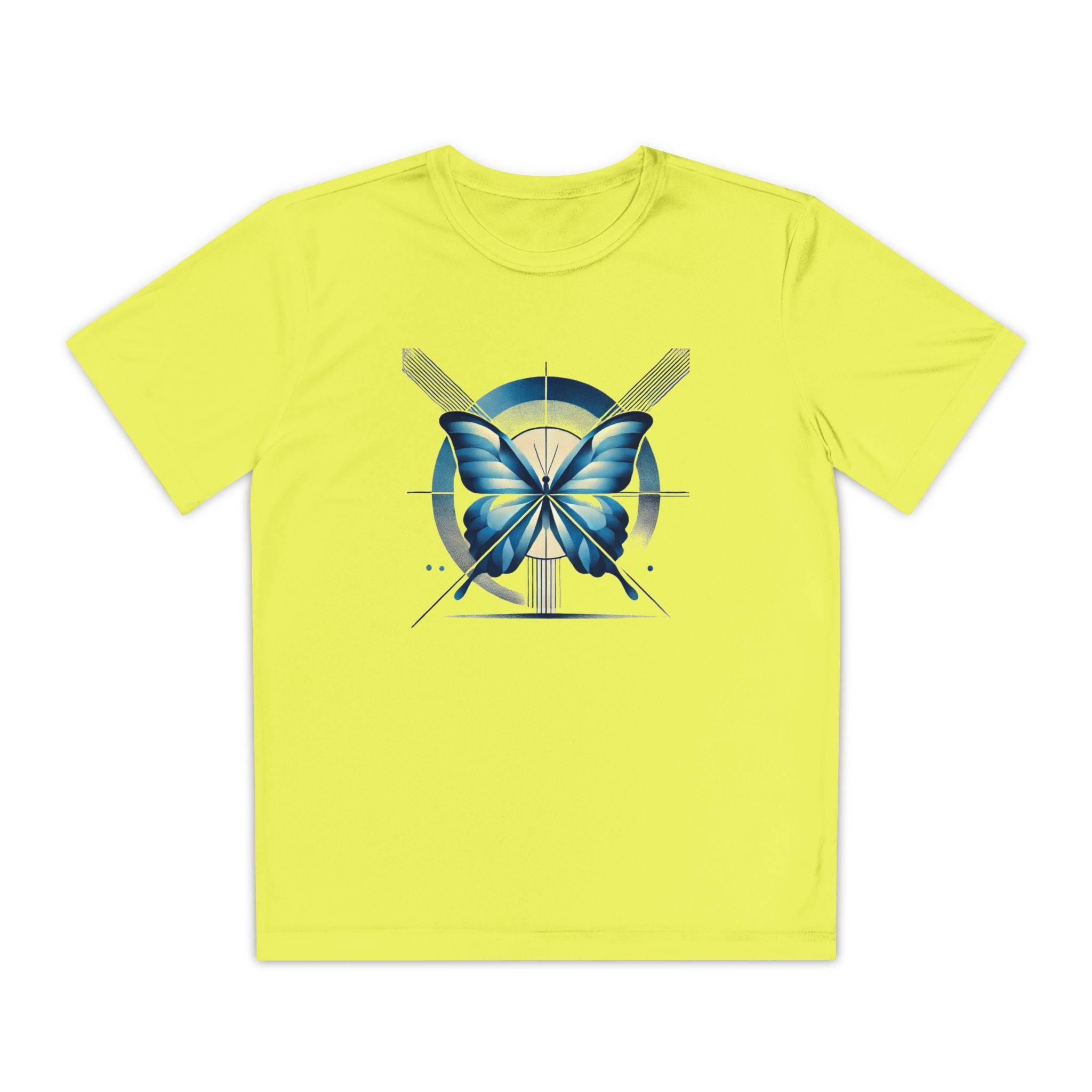 Butterffy Youth T-Shirt Sports Graphic Tee, Cool Athletic Shirt for Kids, Perfect for Sports Events, Team Spirit