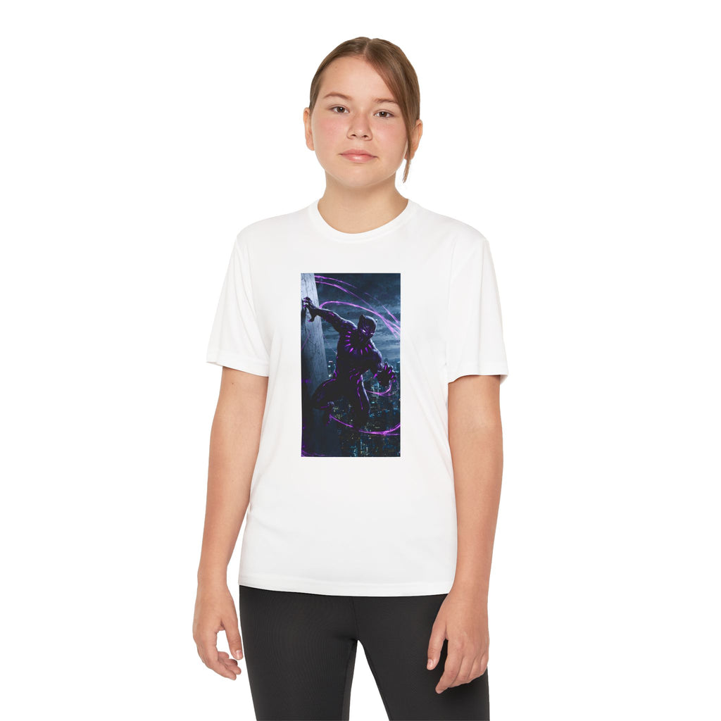 The Black Panther Superhero Marvel Patriotic, Kids Graphic T-Shirt, Boys Hero Top, Girls Comic Book Clothing, Birthday