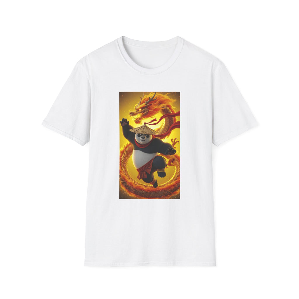 Kung Fu Panda Unisex Softstyle T-Shirt, DreamWorks Animation Youth Competitor Tee, Graphic Tee, Movie Fan Gift, Cult Classic Shirt, Comfy