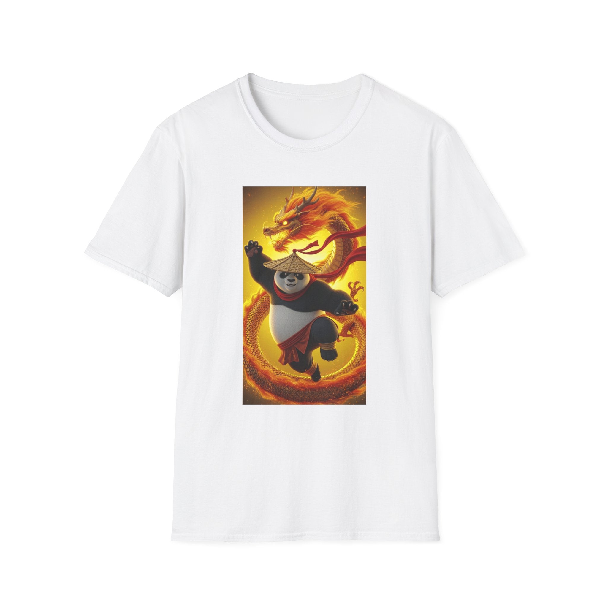 Kung Fu Panda Unisex Softstyle T-Shirt, DreamWorks Animation Youth Competitor Tee, Graphic Tee, Movie Fan Gift, Cult Classic Shirt, Comfy
