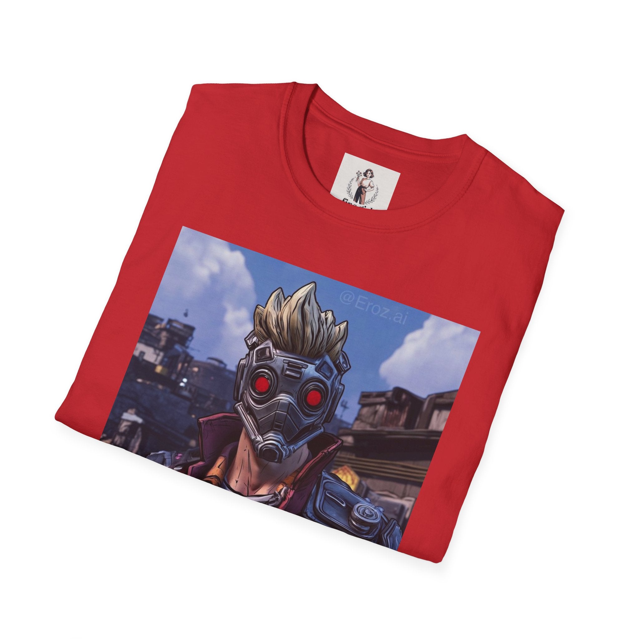 Star-Lord Superhero Marvel Unisex Softstyle T-Shirt, Comic Book Tee, Geeky Clothing, Cosplay Costume Top