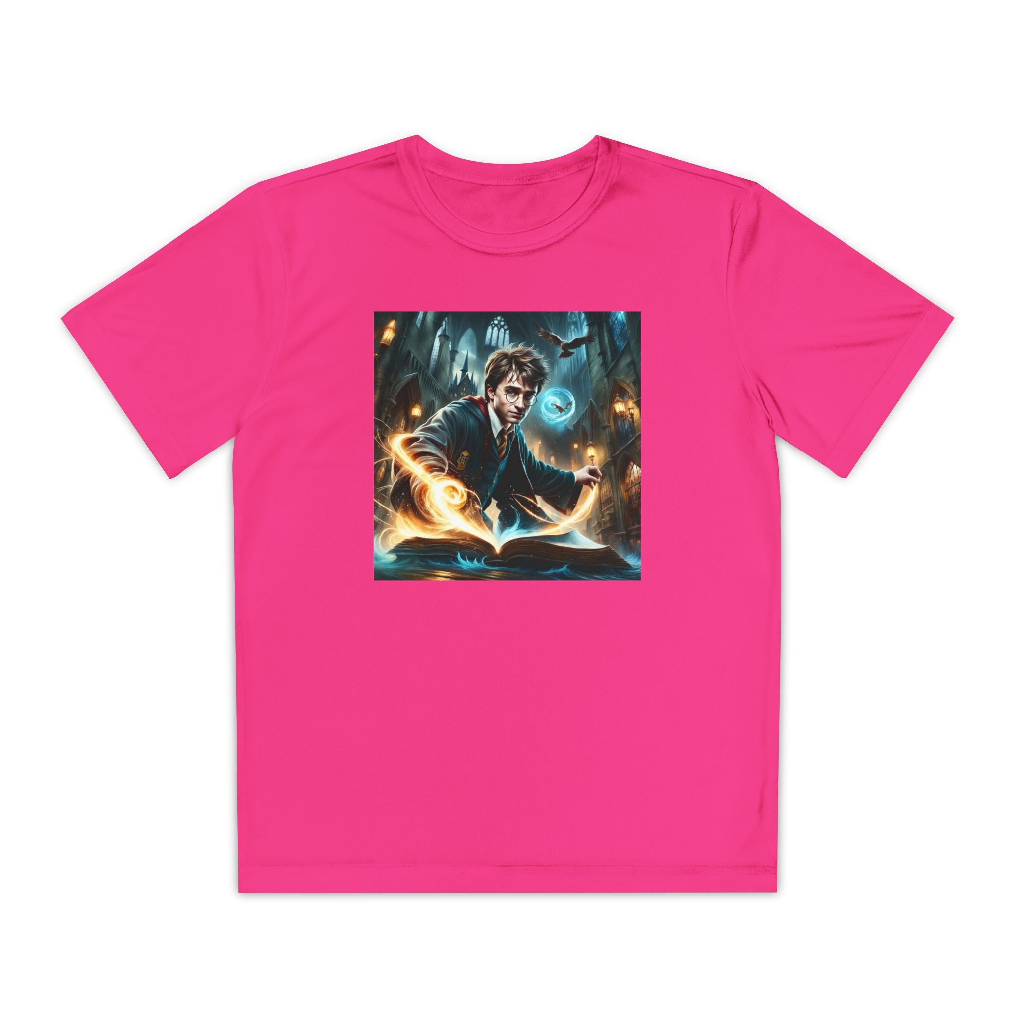 Youth Competitor Tee - Harry Potter, Wizard School Shirt, Magical Kids Top, Hogwarts Fan Gift, Sorcerer's Stone T-Shirt