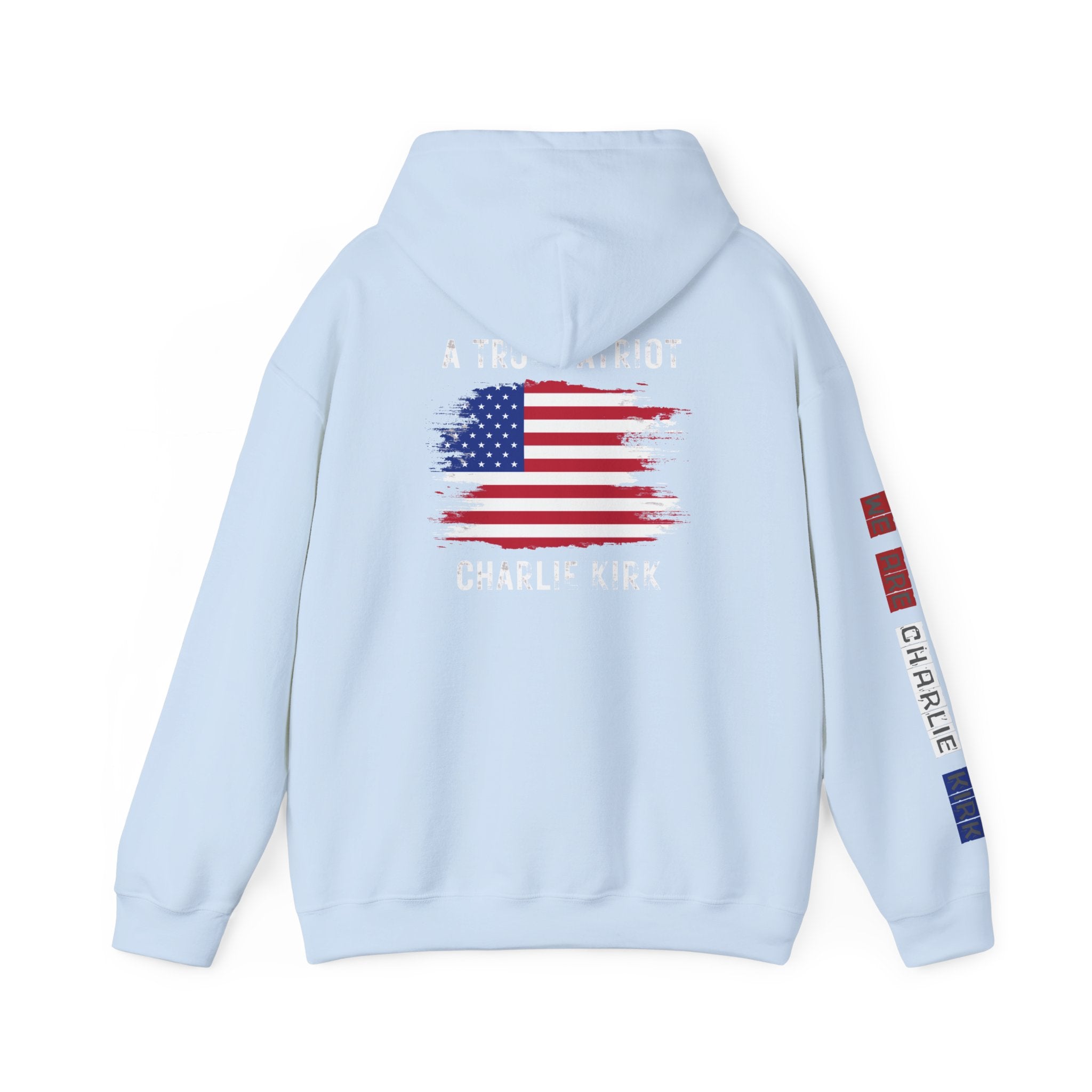 Charlie kirk Patriotic Hoodie Rebel Spirit Unisex Hoodie