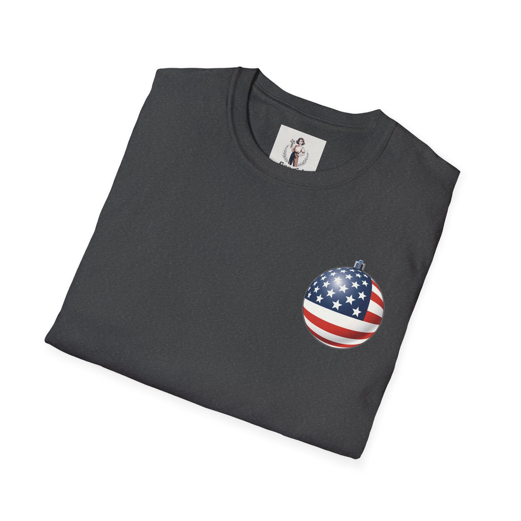 Santa Claus On A Tank Christmas ~ Unisex Softstyle T-Shirt
