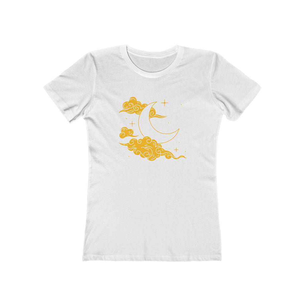 Moon Women's Tshirt, Lunar Graphic Tee, Celestial Shirt, Night Sky Top, Space Lover Gift