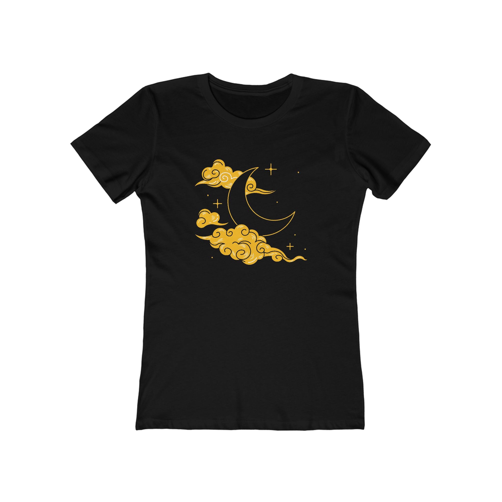 Moon Women's Tshirt, Lunar Graphic Tee, Celestial Shirt, Night Sky Top, Space Lover Gift
