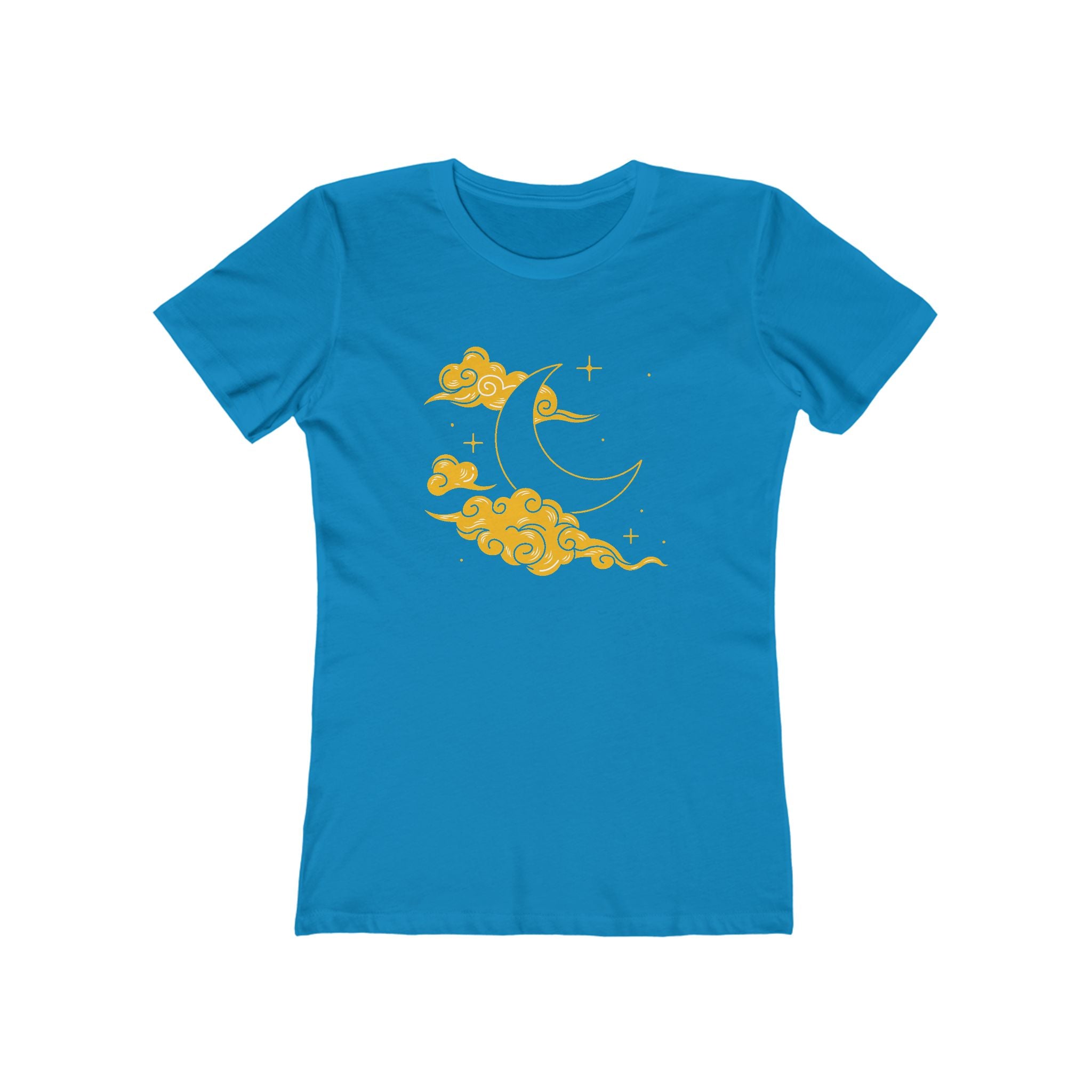 Moon Women's Tshirt, Lunar Graphic Tee, Celestial Shirt, Night Sky Top, Space Lover Gift