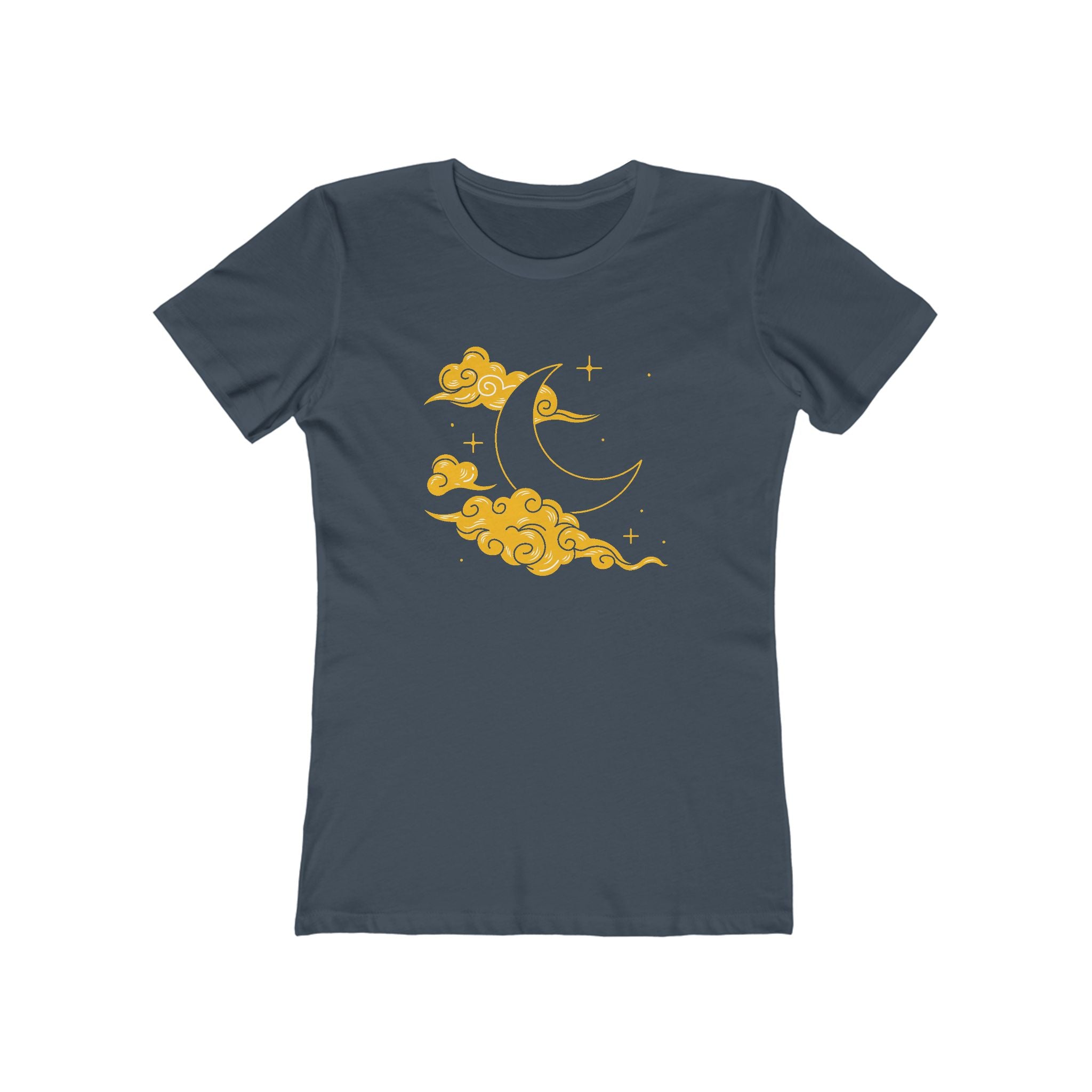 Moon Women's Tshirt, Lunar Graphic Tee, Celestial Shirt, Night Sky Top, Space Lover Gift