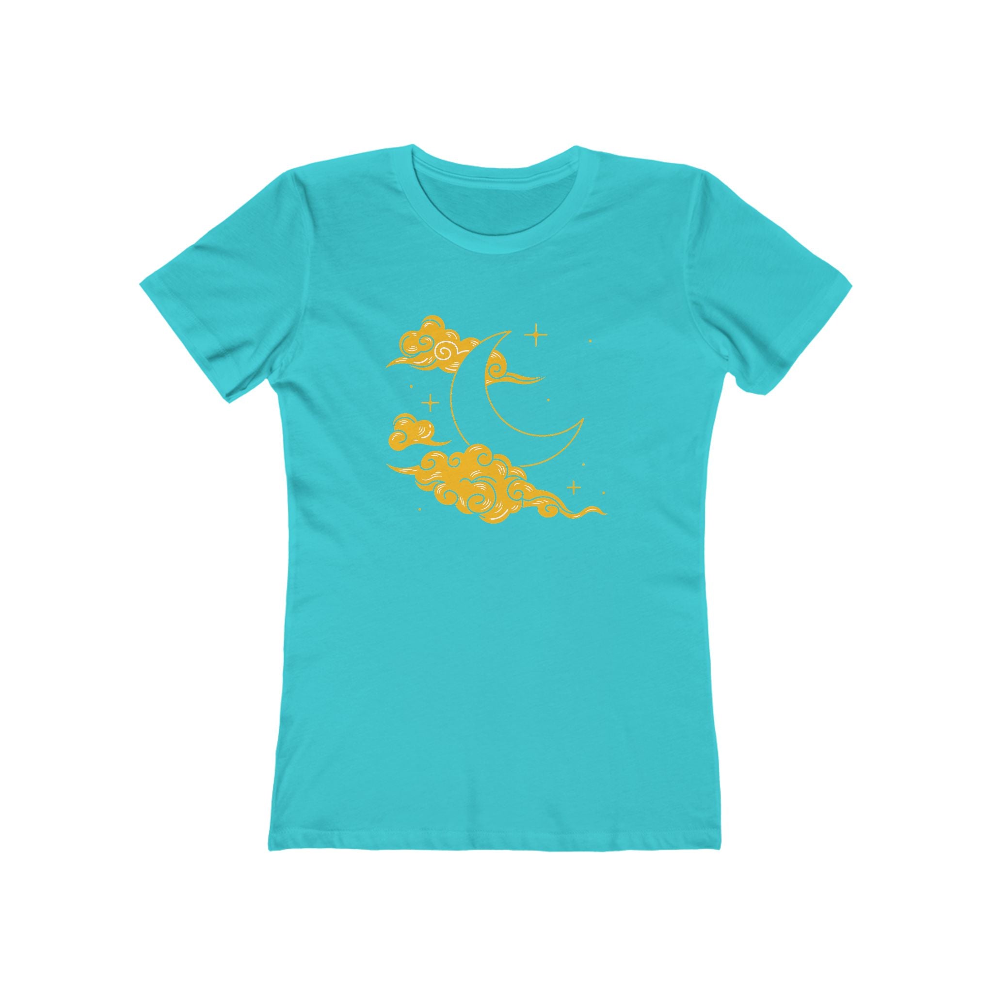Moon Women's Tshirt, Lunar Graphic Tee, Celestial Shirt, Night Sky Top, Space Lover Gift