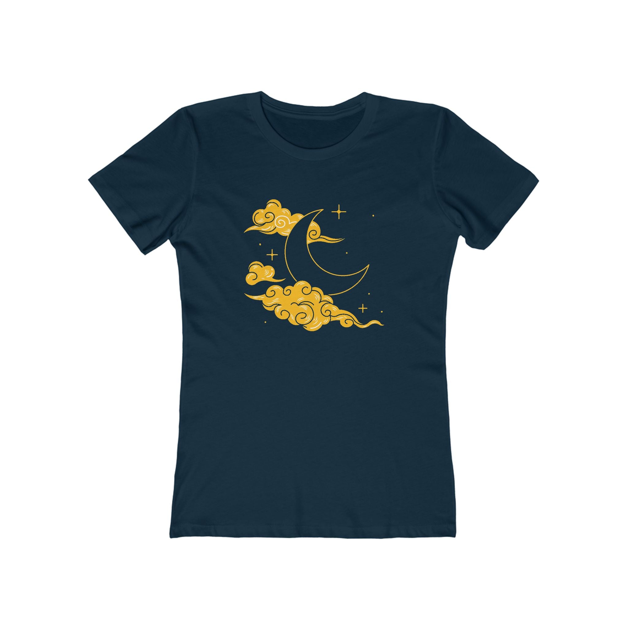 Moon Women's Tshirt, Lunar Graphic Tee, Celestial Shirt, Night Sky Top, Space Lover Gift