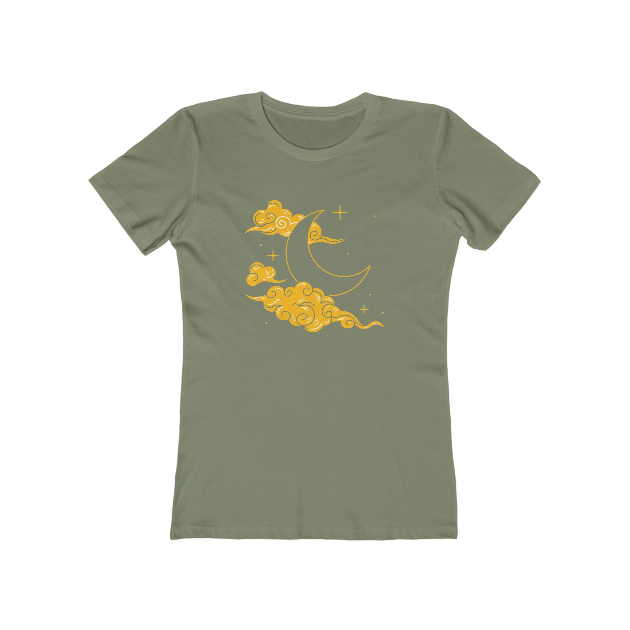 Moon Women's Tshirt, Lunar Graphic Tee, Celestial Shirt, Night Sky Top, Space Lover Gift