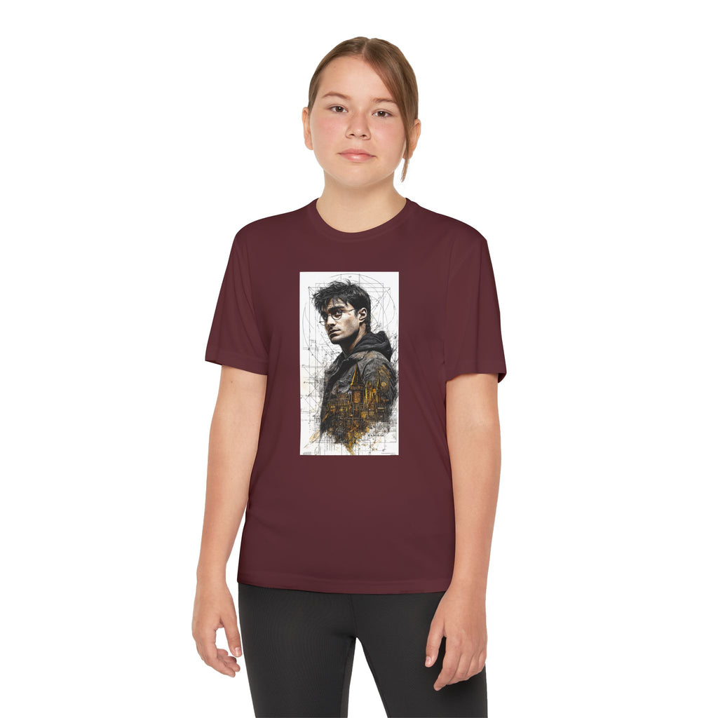 Youth Competitor Tee - Harry Potter, Wizard School Shirt, Magical Kids Top, Hogwarts Fan Gift, Sorcerer's Stone T-Shirt