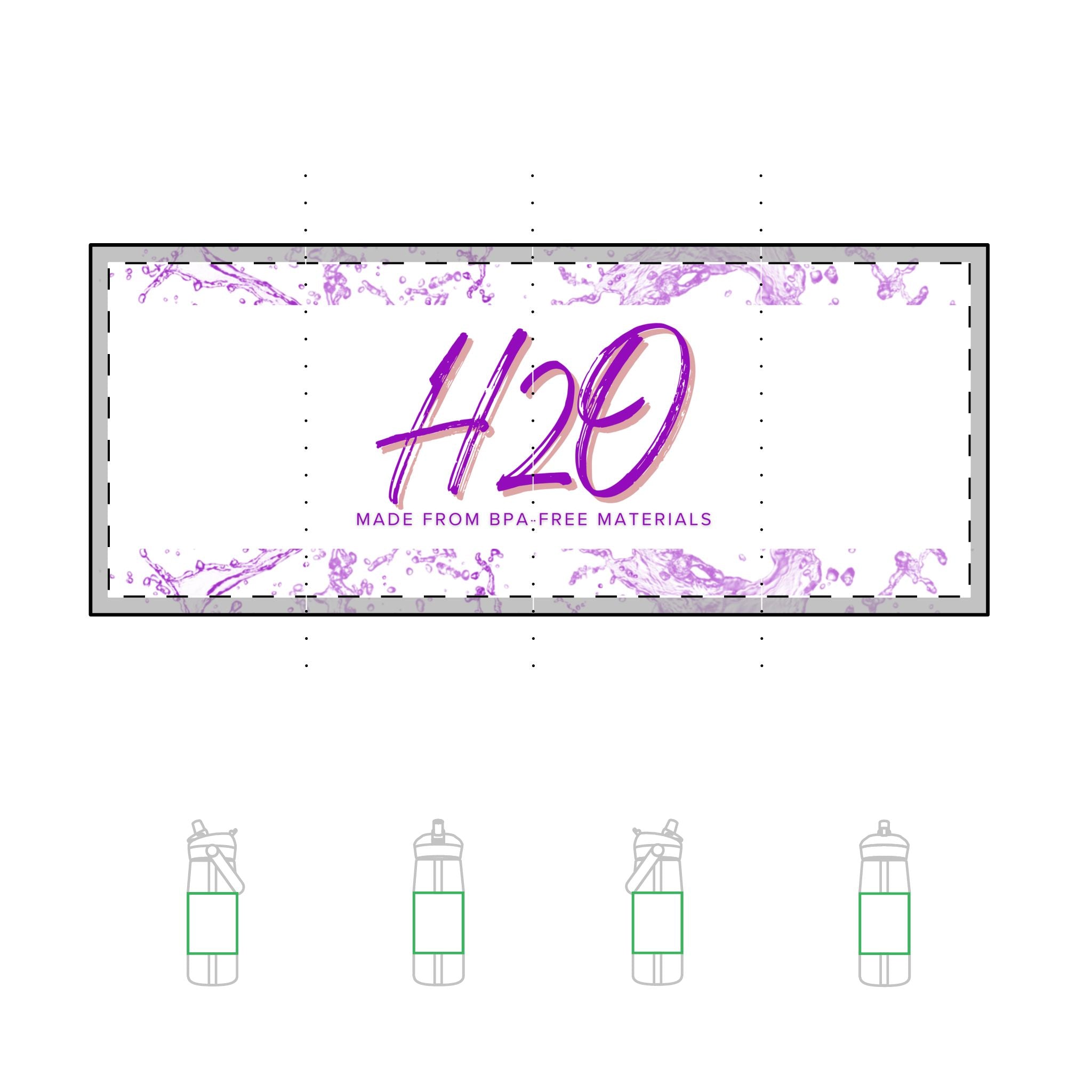 H2O 25oz Reusable Water Bottle, H2O Motivational Gift, Eco-Friendly Hydration, BPA-Free Flip Straw, Gym Water Bottle, Summer Essentials