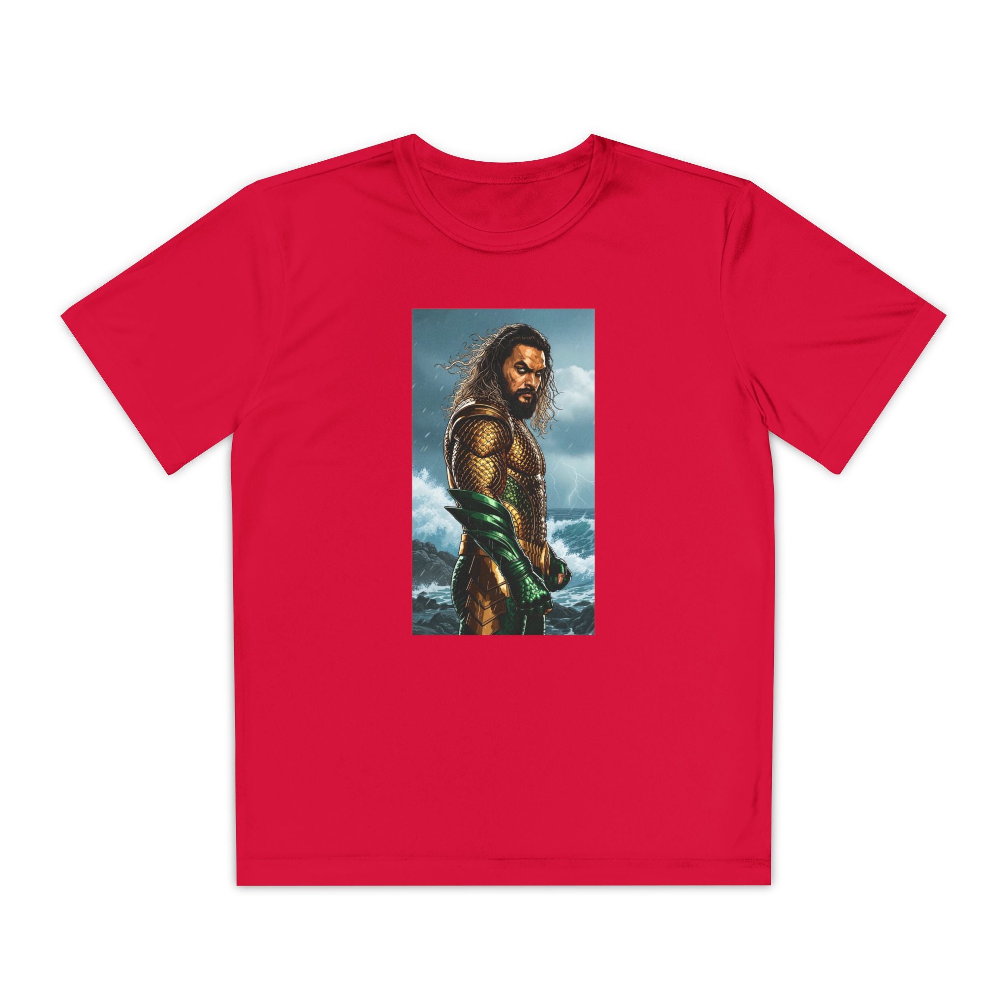 Aquaman Superhero Youth Tee, Kids Superhero Shirt, Child Aquaman T-shirt, Comic Book Tee, Superhero Fan Gift