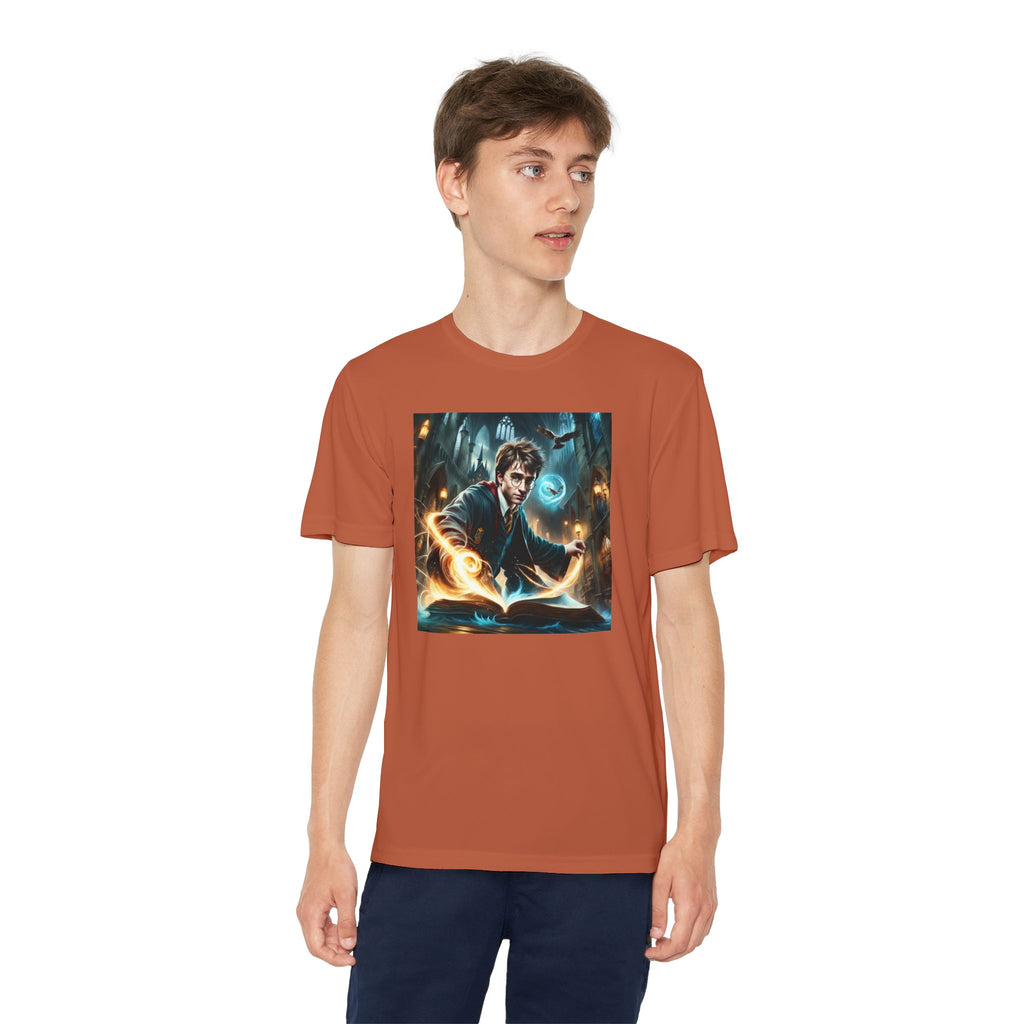 Youth Competitor Tee - Harry Potter, Wizard School Shirt, Magical Kids Top, Hogwarts Fan Gift, Sorcerer's Stone T-Shirt