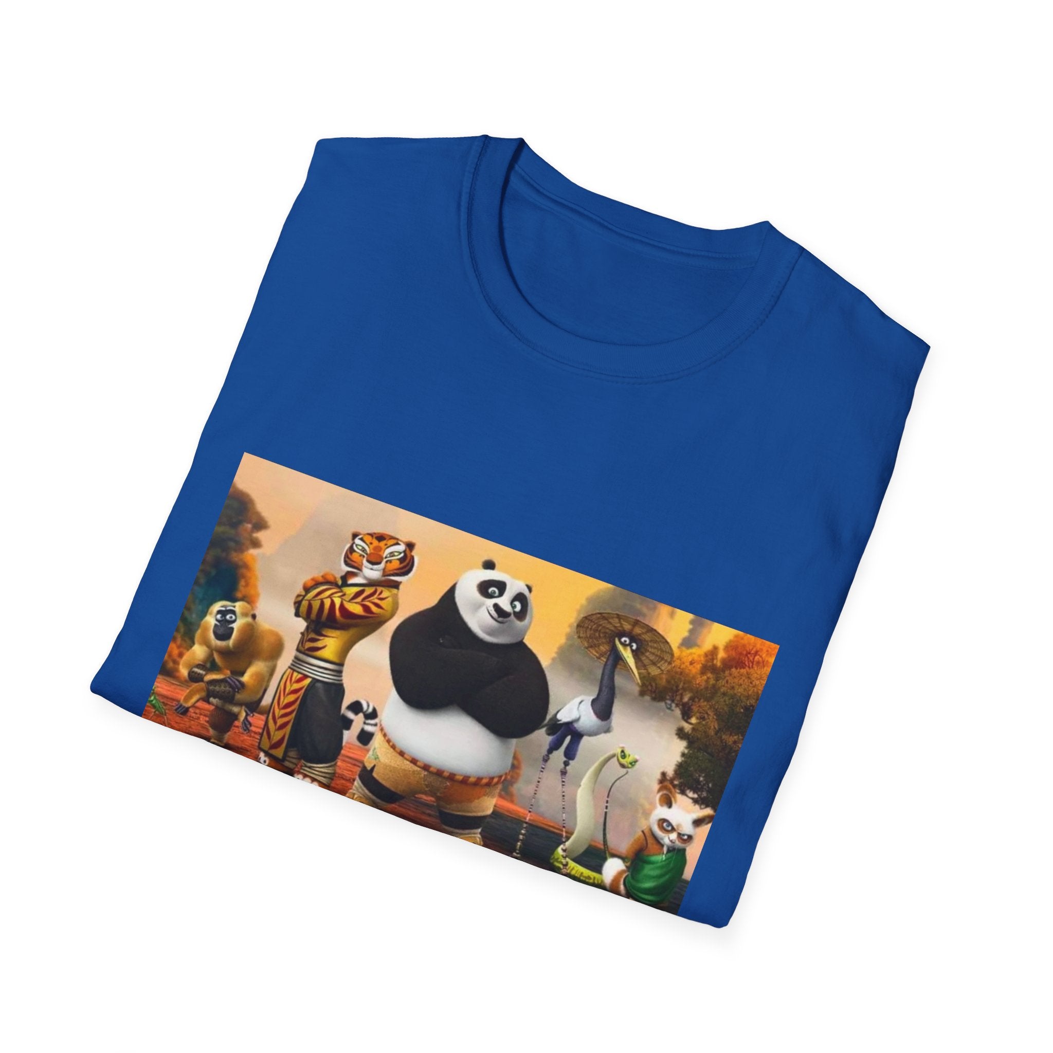 Kung Fu Panda Unisex Softstyle T-Shirt, DreamWorks Animation Youth Competitor Tee, Graphic Tee, Movie Fan Gift, Cult Classic Shirt, Comfy
