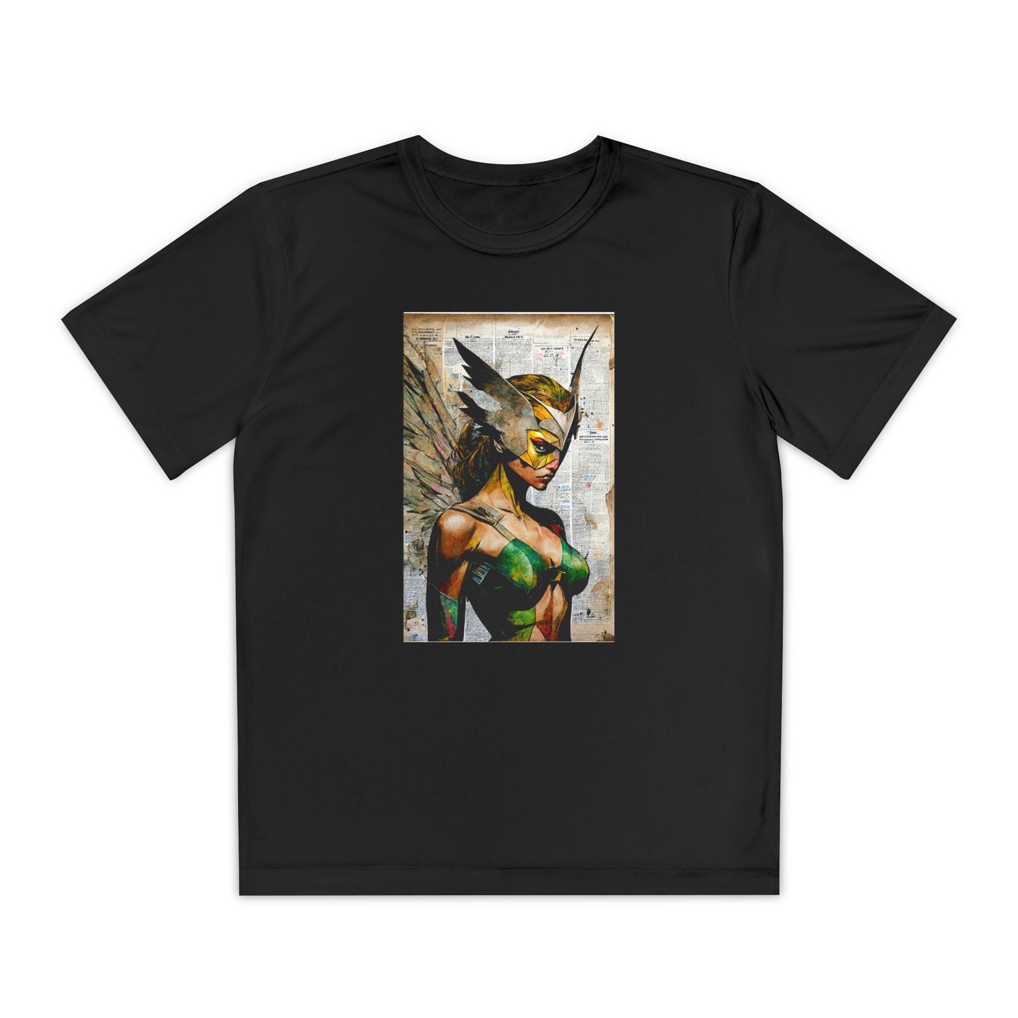 Superhero Youth T-Shirt Sports Graphic Tee, Cool Athletic Shirt for Kids