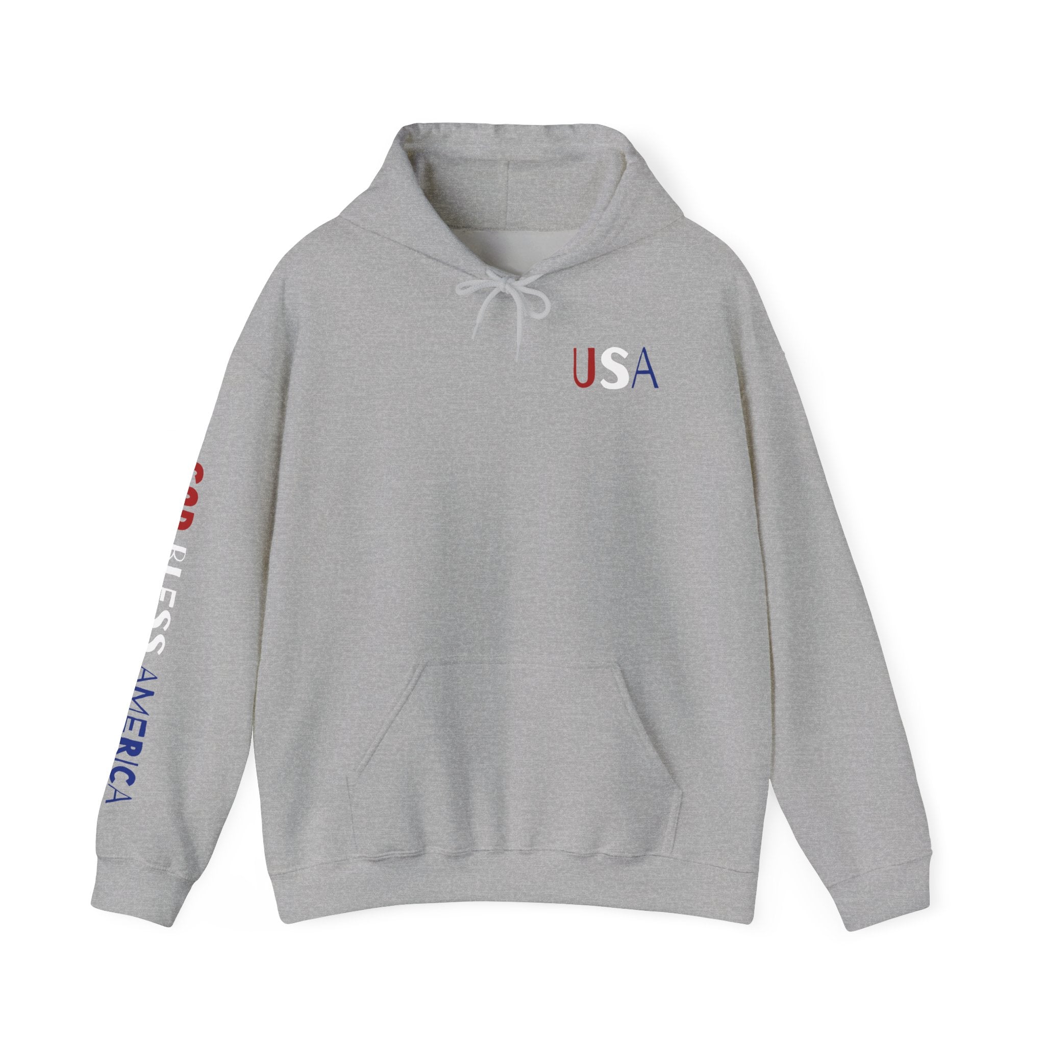 Patriotic Hoodie - Step On My Flag And Find Out What Patriotism Feels Like Unisex Blend