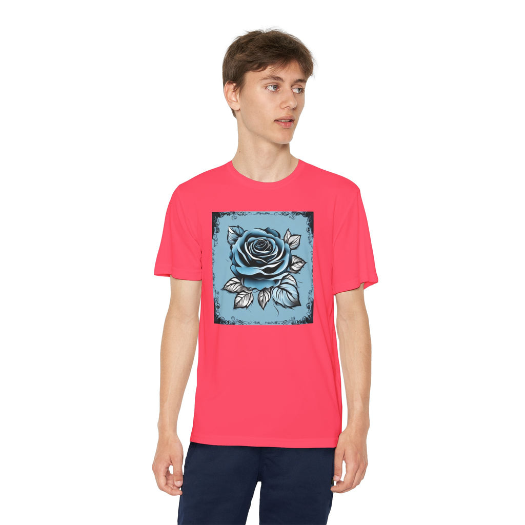 Flower Youth Tshirt, Girls Floral Tee, Kids Spring Shirt, Children's Botanical Top, Teen Blossom T-Shirt