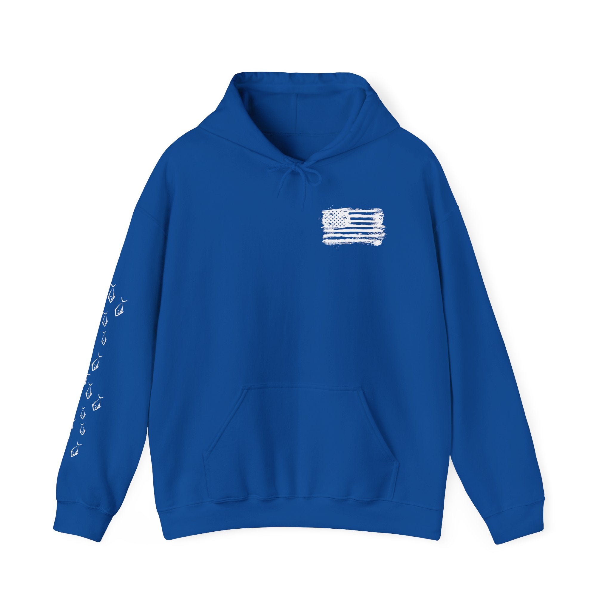 Fishing Patriotic Hoodie, Unisex Sweatshirt, Fisherman Gift, Fishing Apparel, Patriotic Clothing, American Flag Hooded Sweatshirt